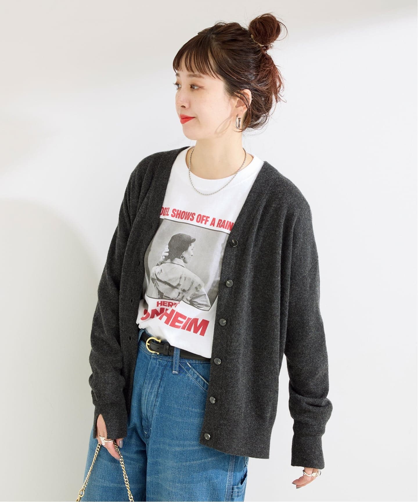 【DAMA collection】カシミヤ100% カシュクールカーディガン 手洗い可 / カシミヤカシュクールカーディガン（カーディガン）｜B.C