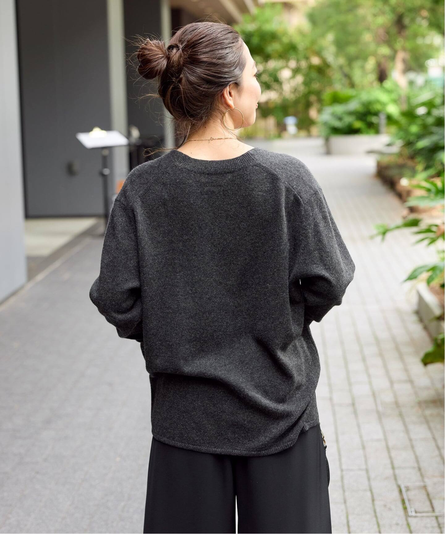 手洗い可 / カシミヤ深Vプルオーバー（ニット／セーター）｜B.C STOCK