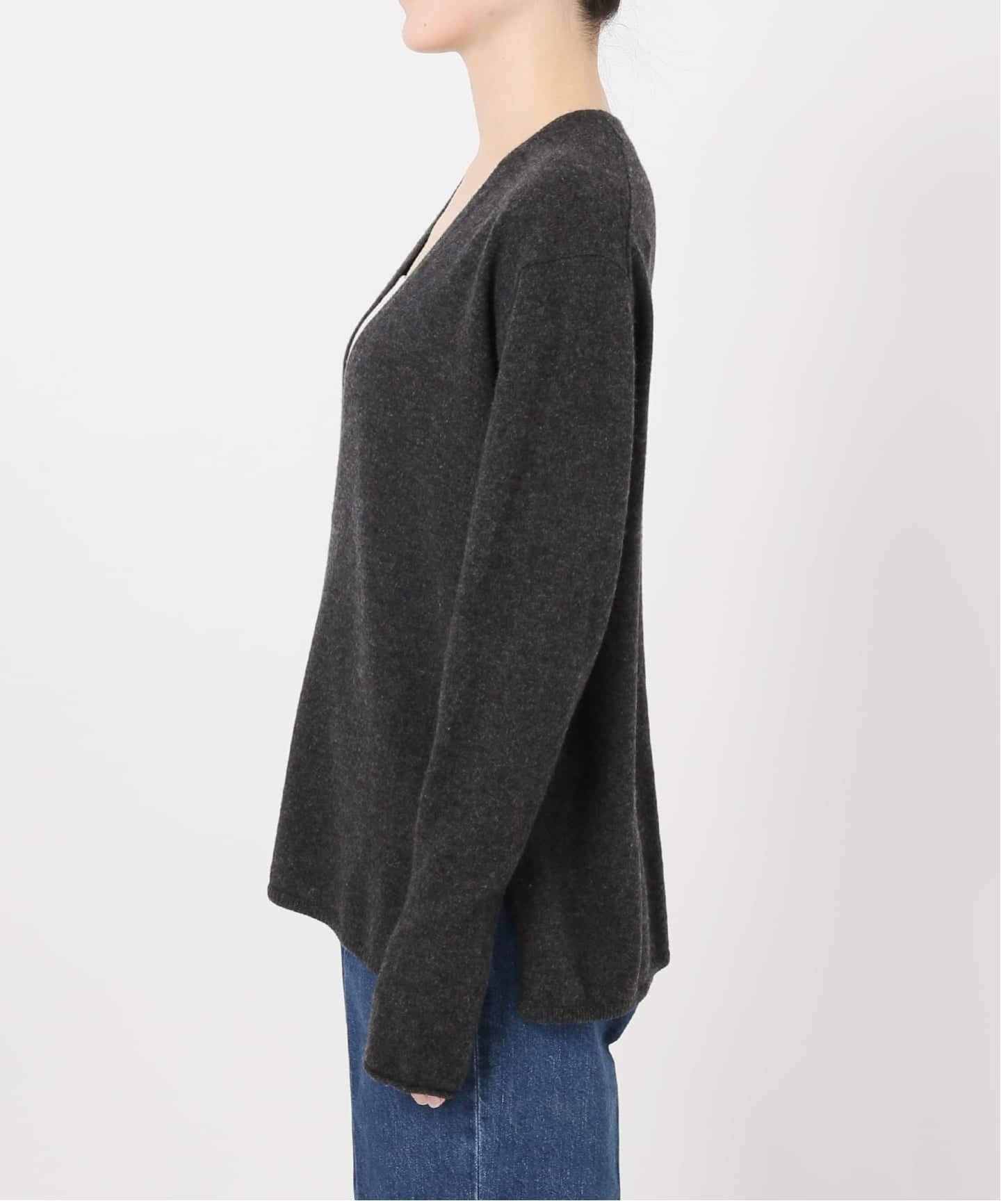 手洗い可 / カシミヤ深Vプルオーバー（ニット／セーター）｜B.C STOCK