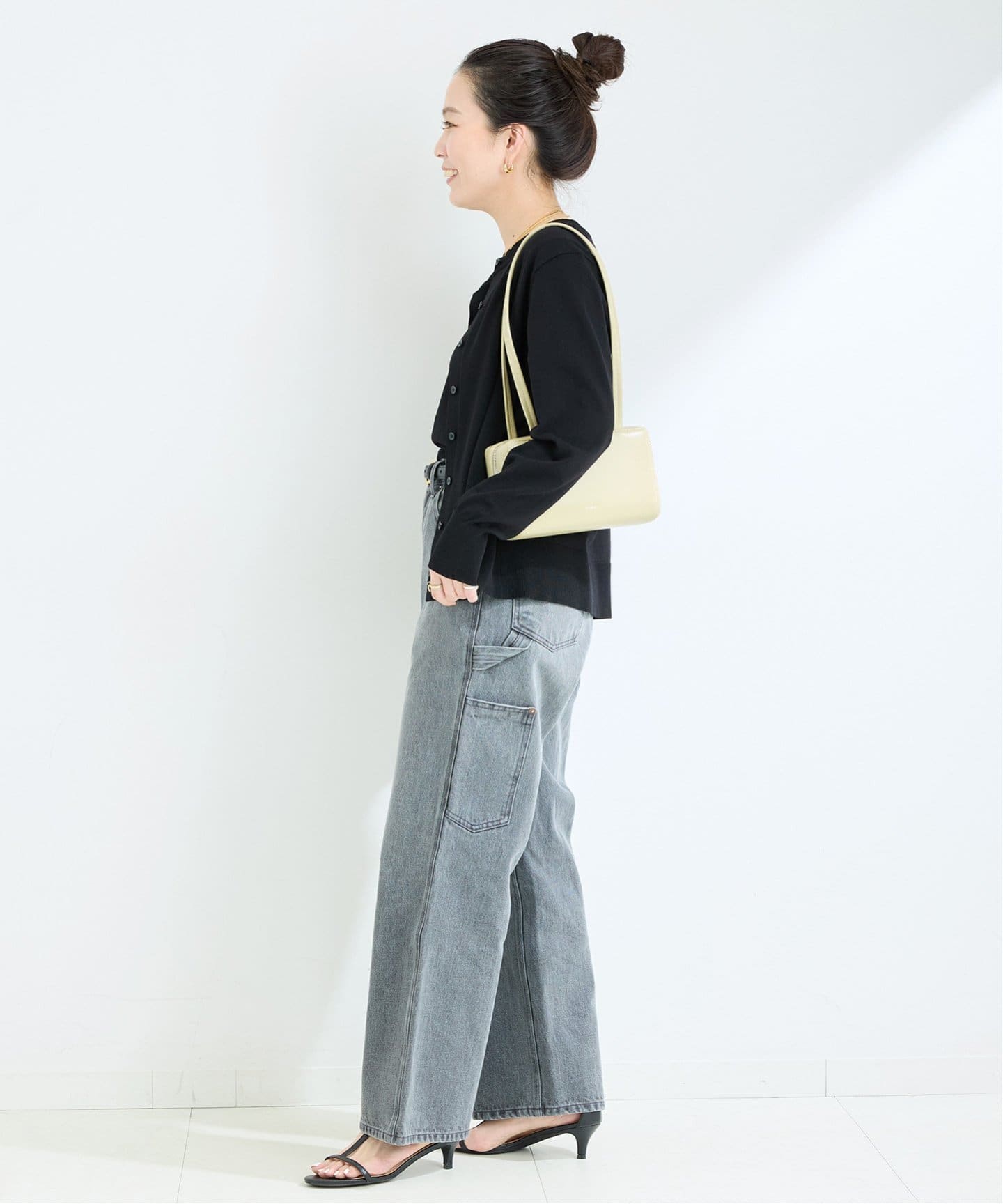 「B.C STOCK」 「Simplicite」ニットアンサンブル FREE ネイビー レディース B.C STOCK 「B.C STOCK」 「Simplicite」ニットカーディガン