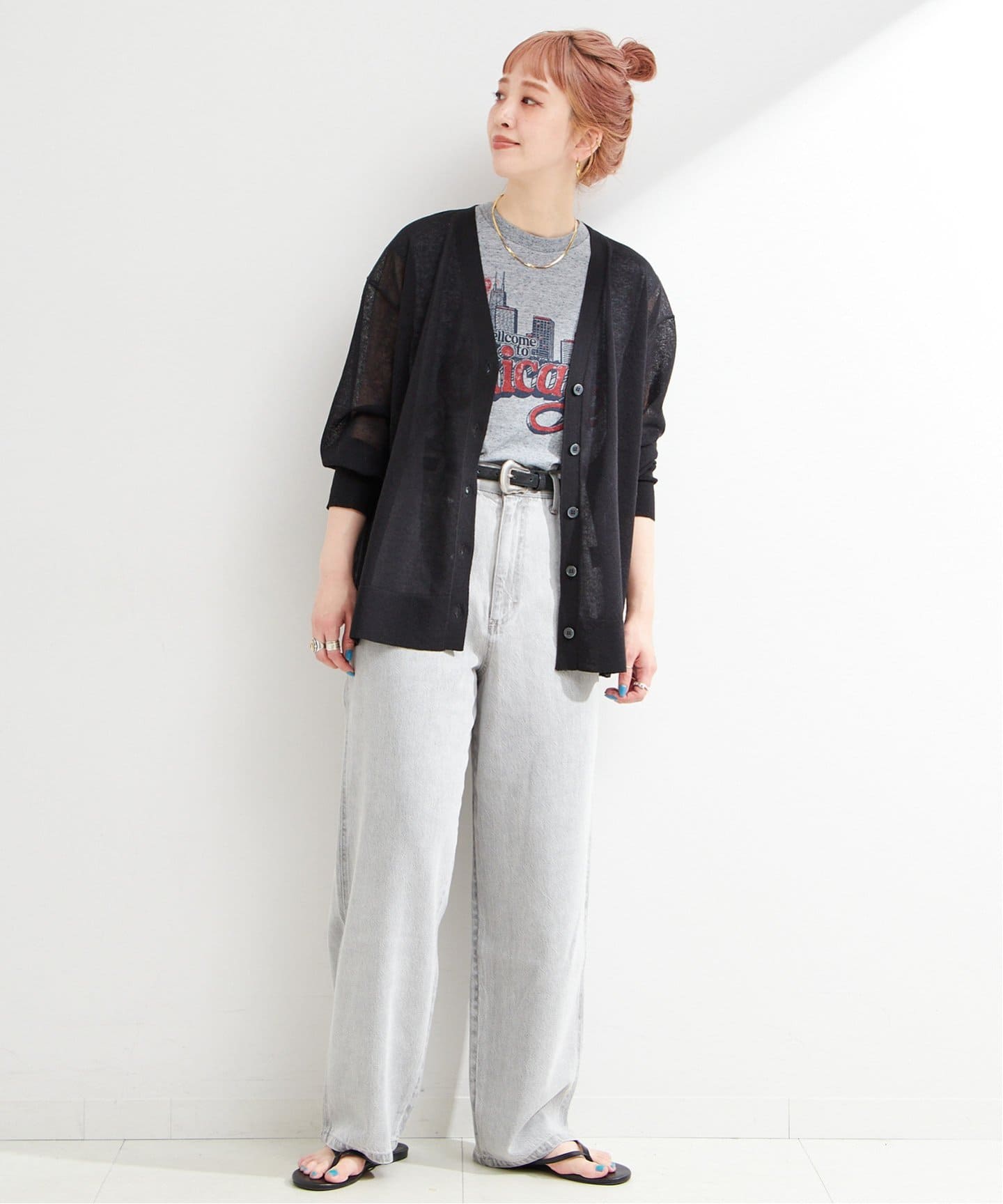 【新品タグ付】手洗可 DESPRES シアー長袖カーディガン 黒 ¥23100 楽天市場】チャイナカラー ハイネック 長袖 シアー ガウン