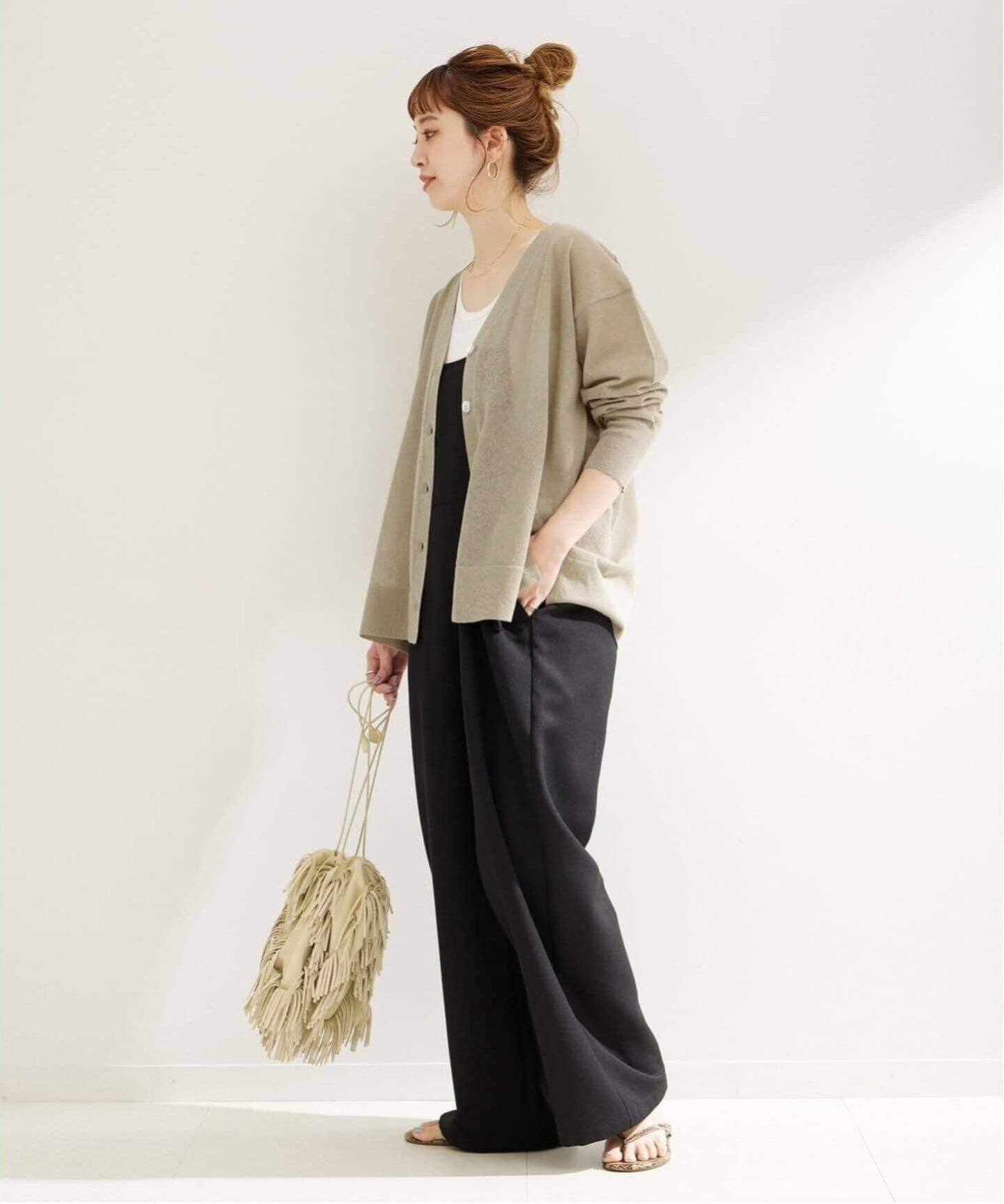 追加4》【WEB限定】手洗い可 / リネン混シアーカーディガン