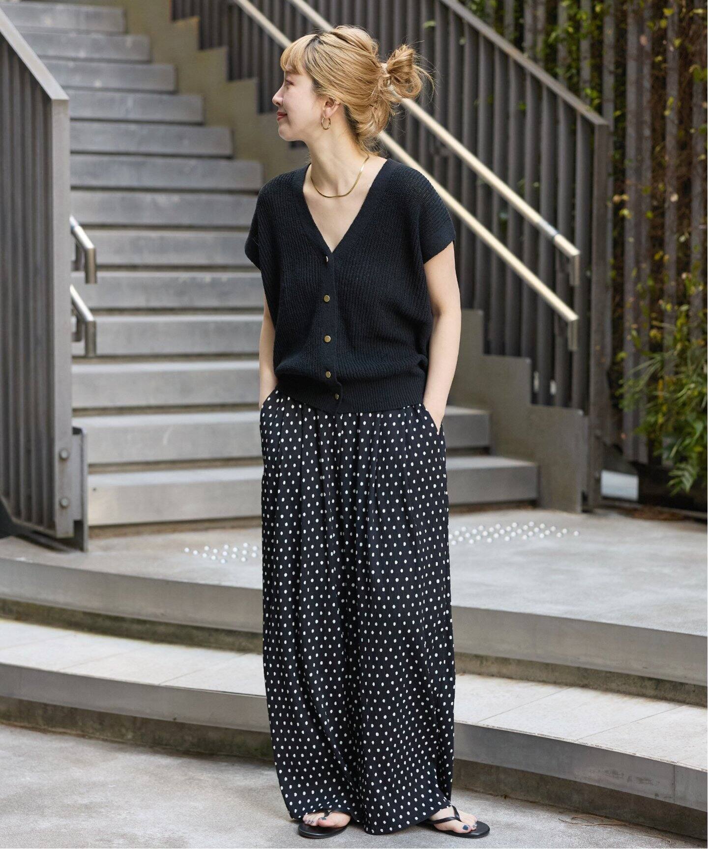 追加5》手洗い可 / リネンコットンベスト（ベスト）｜B.C STOCK（ベー