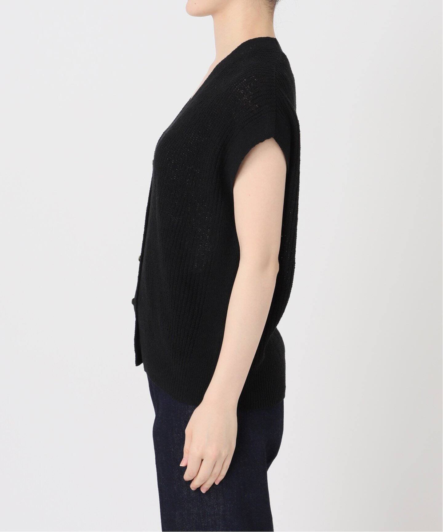 追加5》手洗い可 / リネンコットンベスト（ベスト）｜B.C STOCK（ベー