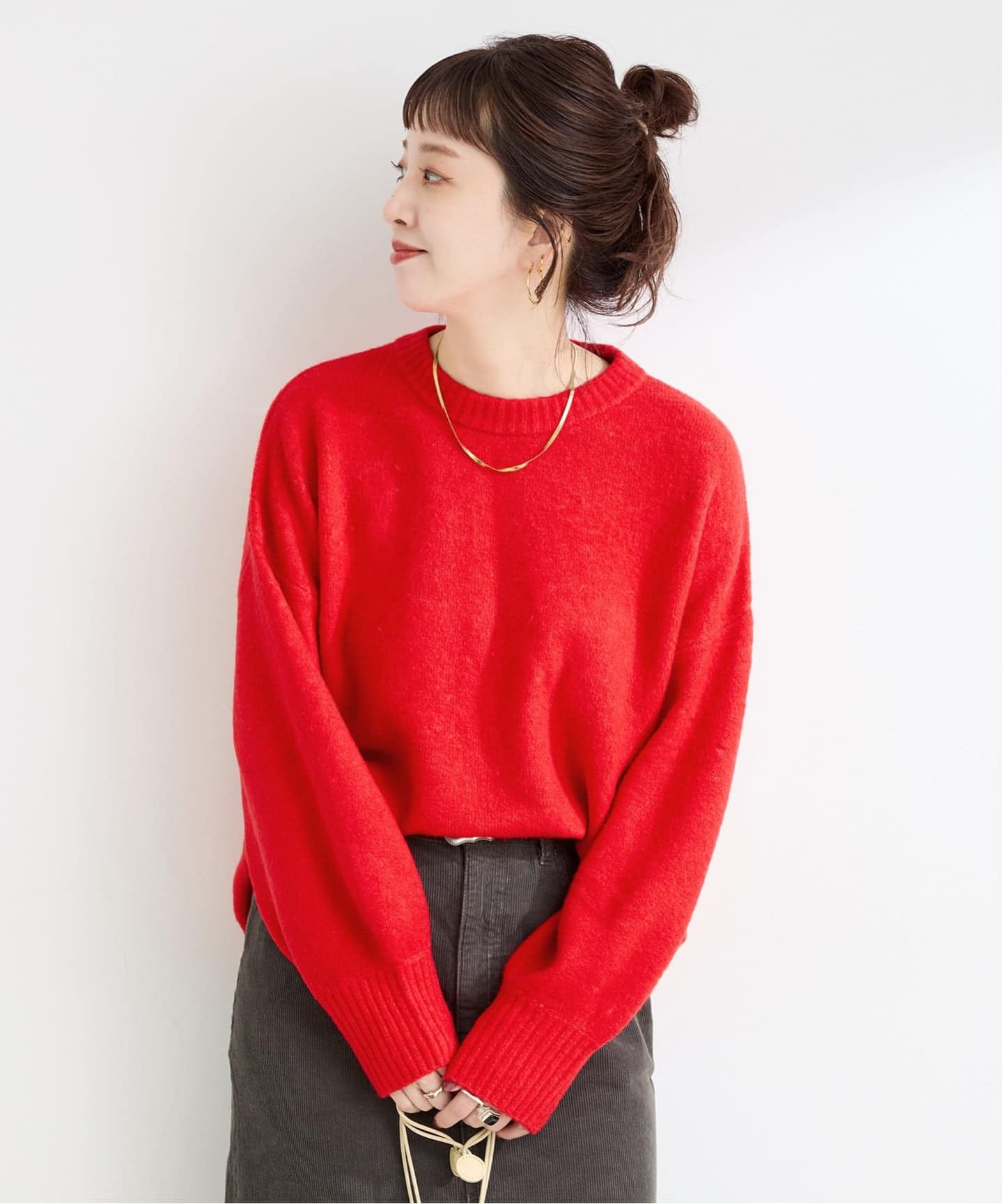 FOXMIXクルーネックプルオーバー（ニット／セーター）｜B.C