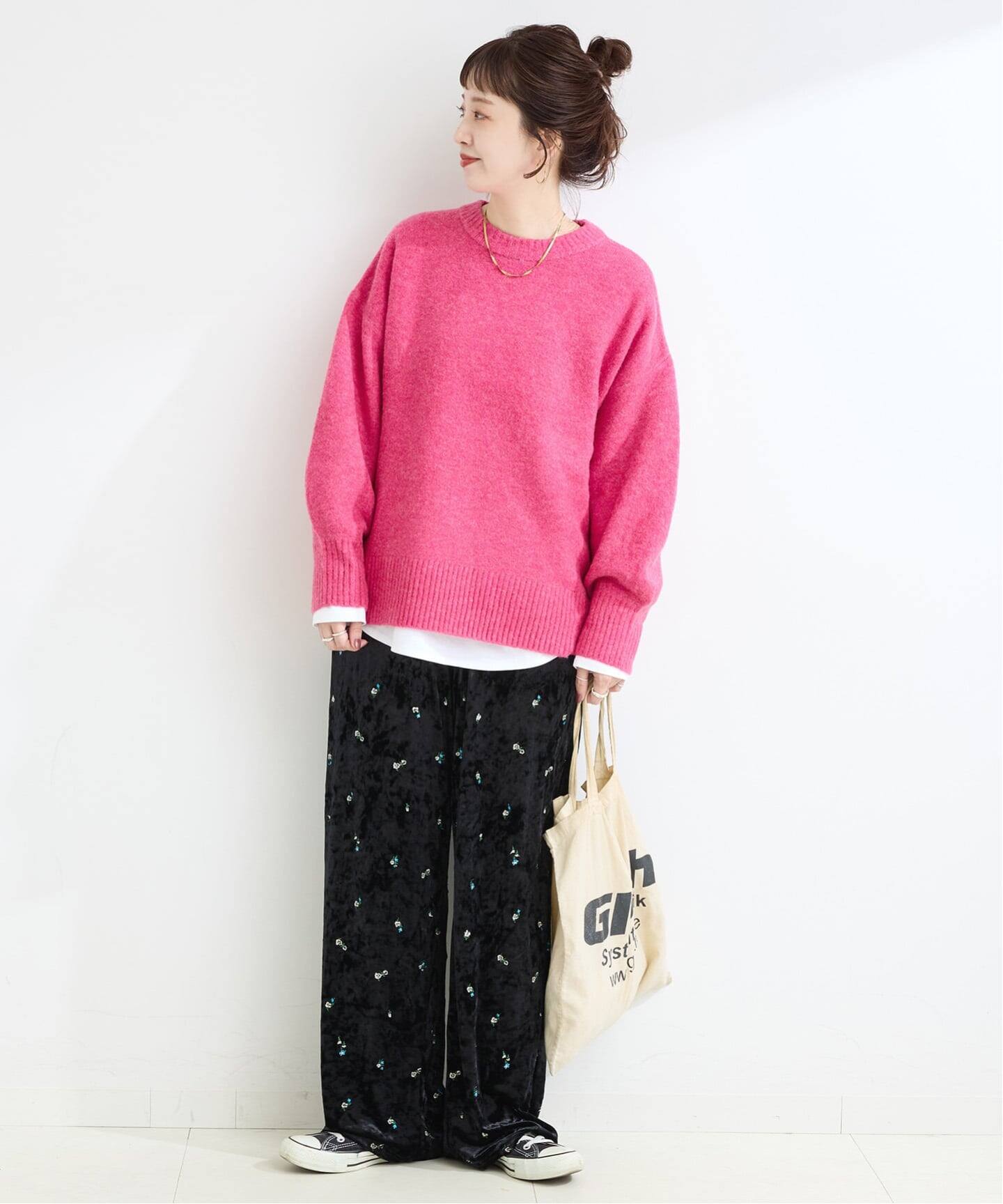 TFW49 ベージュ クルーネック プルオーバー TFW49 ベージュ クルーネック プルオーバー TFW49（ティーエフ