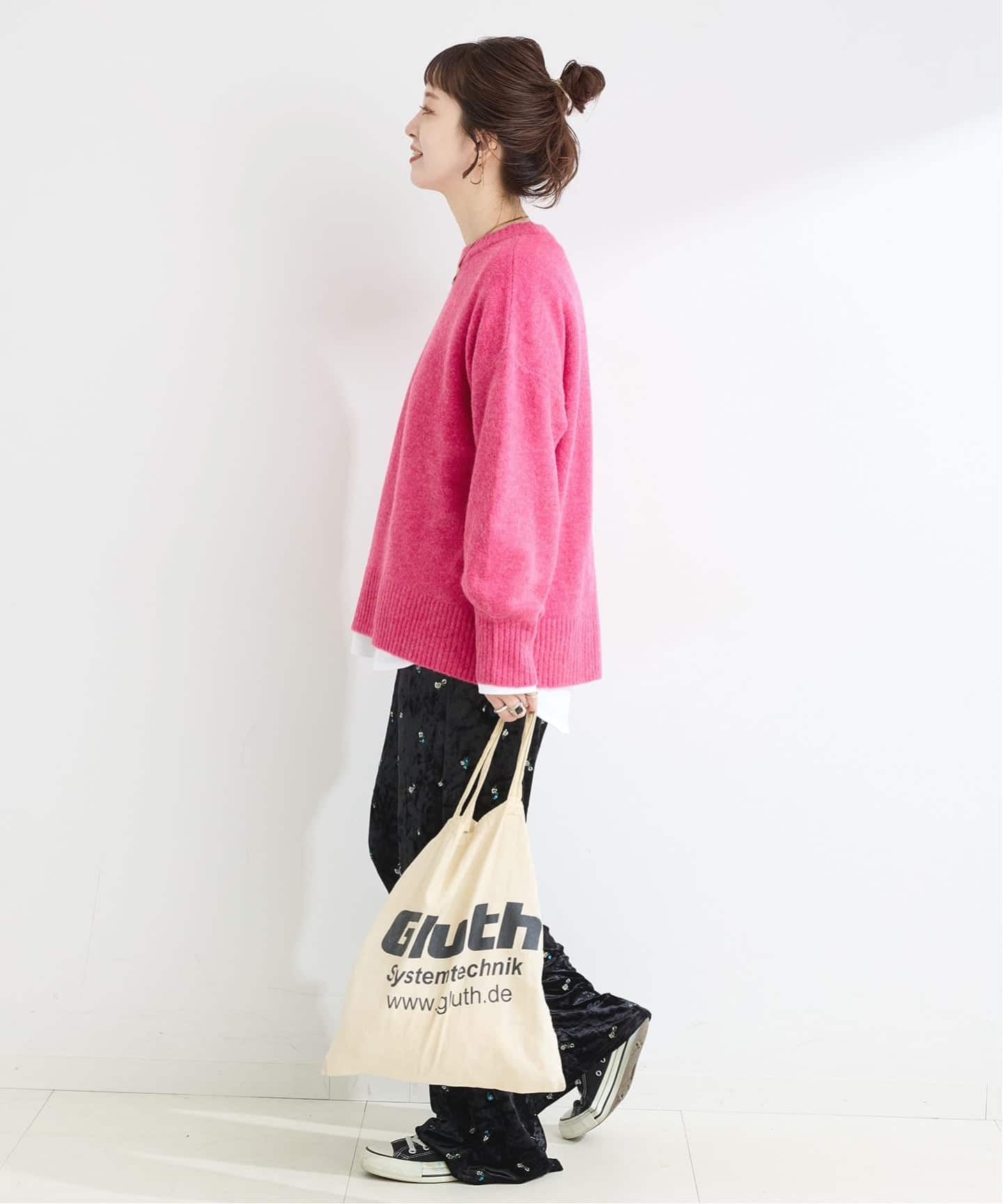 FOXMIXクルーネックプルオーバー（ニット／セーター）｜B.C