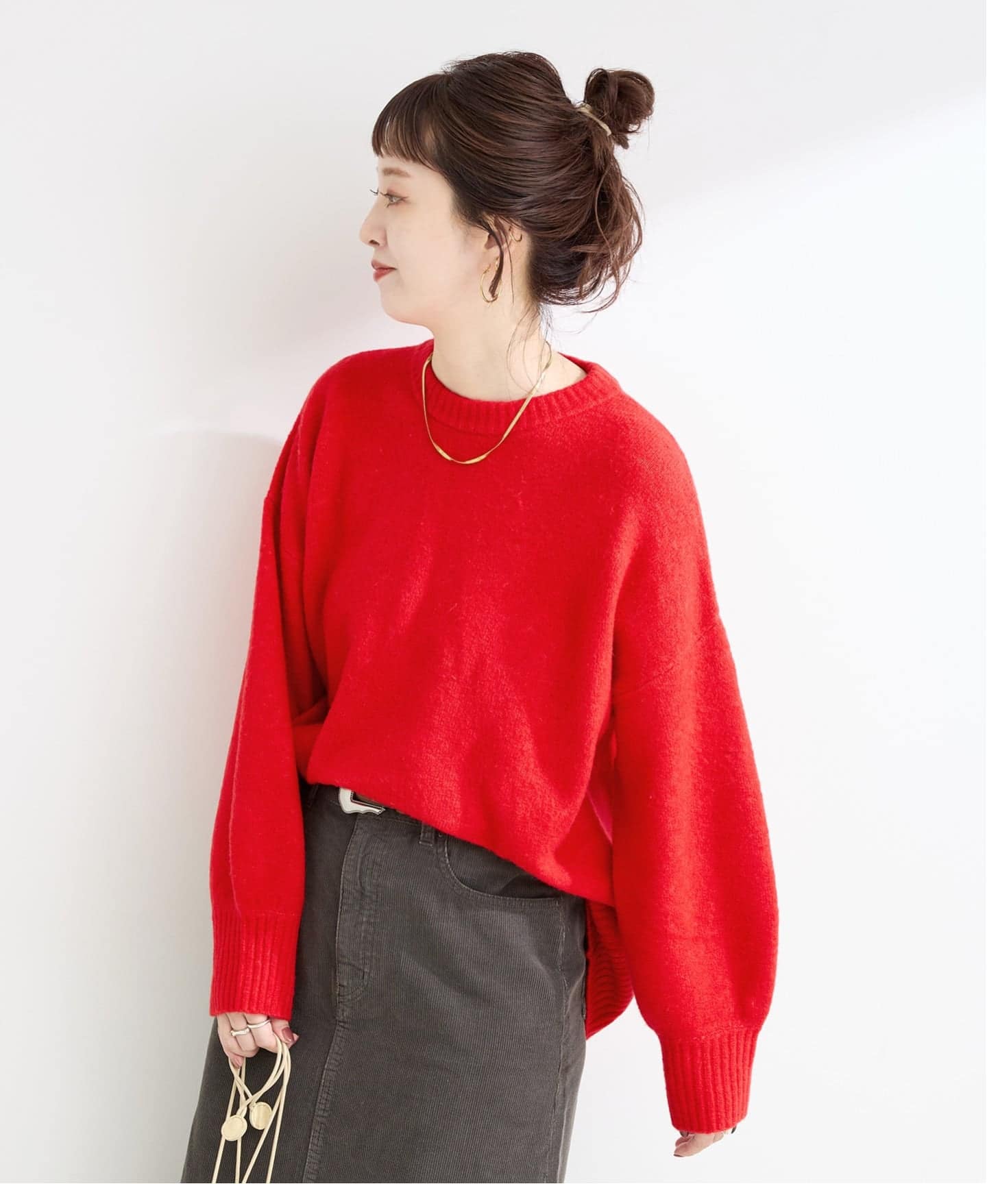 STONE  赤 クルーネックセーター MORTAR TOKYO ONLINE（モータルトーキョー） / STONE ISLAND KNIT