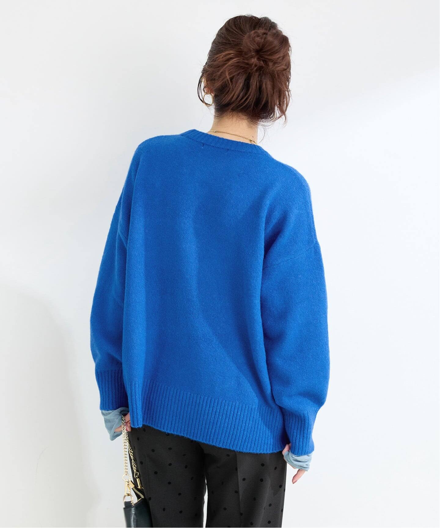 追加2》FOXMIXクルーネックプルオーバー（ニット／セーター）｜B.C