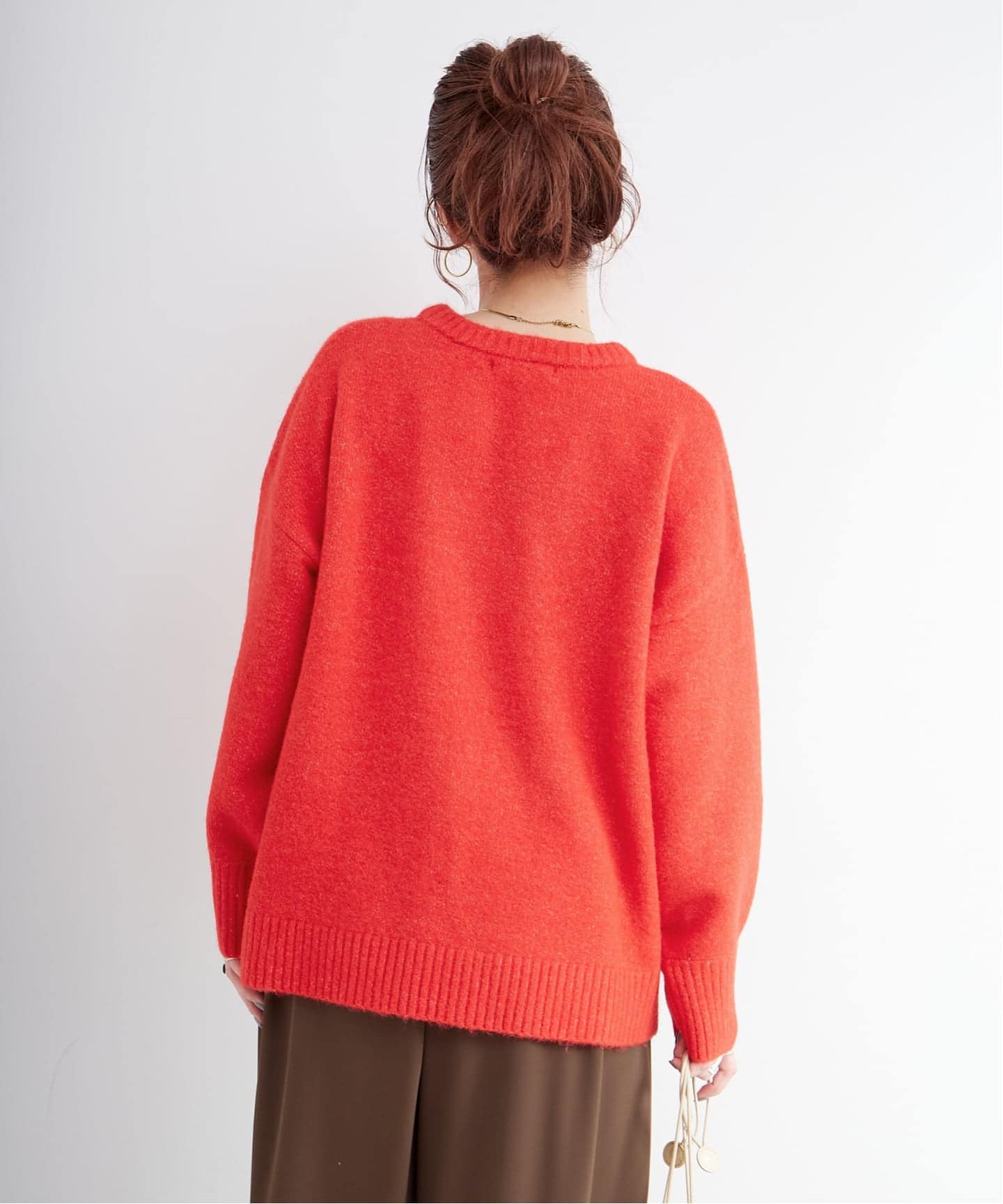 手洗い可 / WOOLMIXクルーネックプルオーバー（ニット／セーター