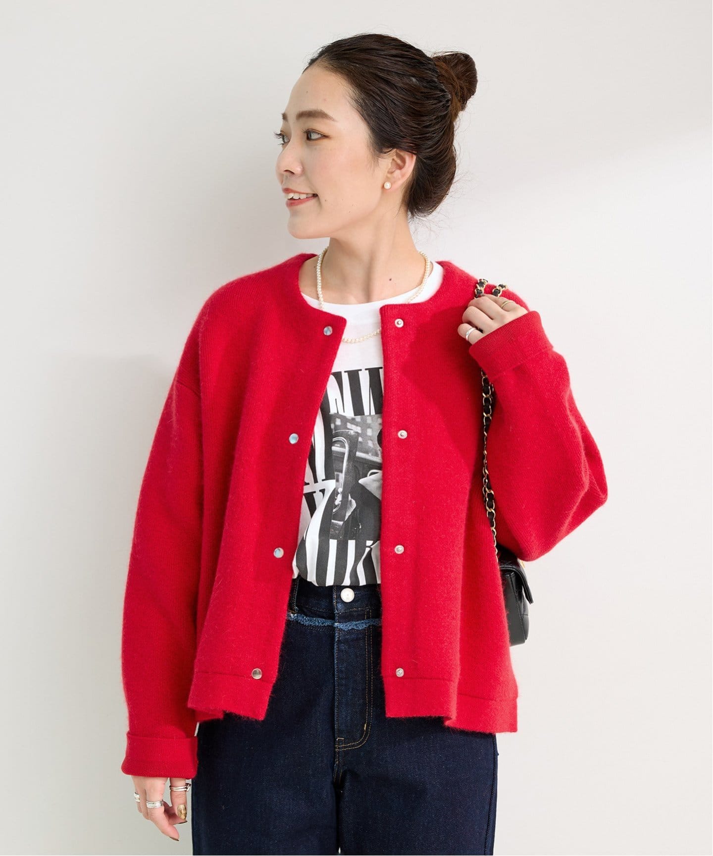 美品 ダーマコレクション 異素材 ダウンニットカーディガン ブルゾン アウター 美品 ダーマコレクション 異素材 ダウンニットカーディガン