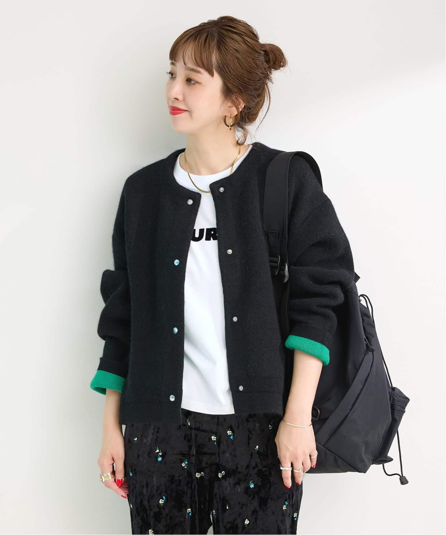 ベーセーストック　ニットブルゾン 追加予約》2層スムース編みニットブルゾン | ベーセーストック(B.C