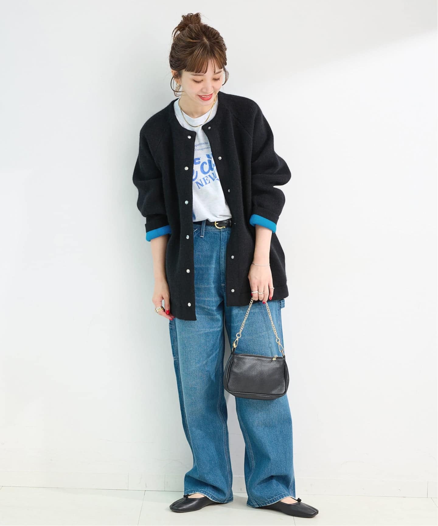 追加3予約》【WEB限定】2層スムース編みロングカーディガン