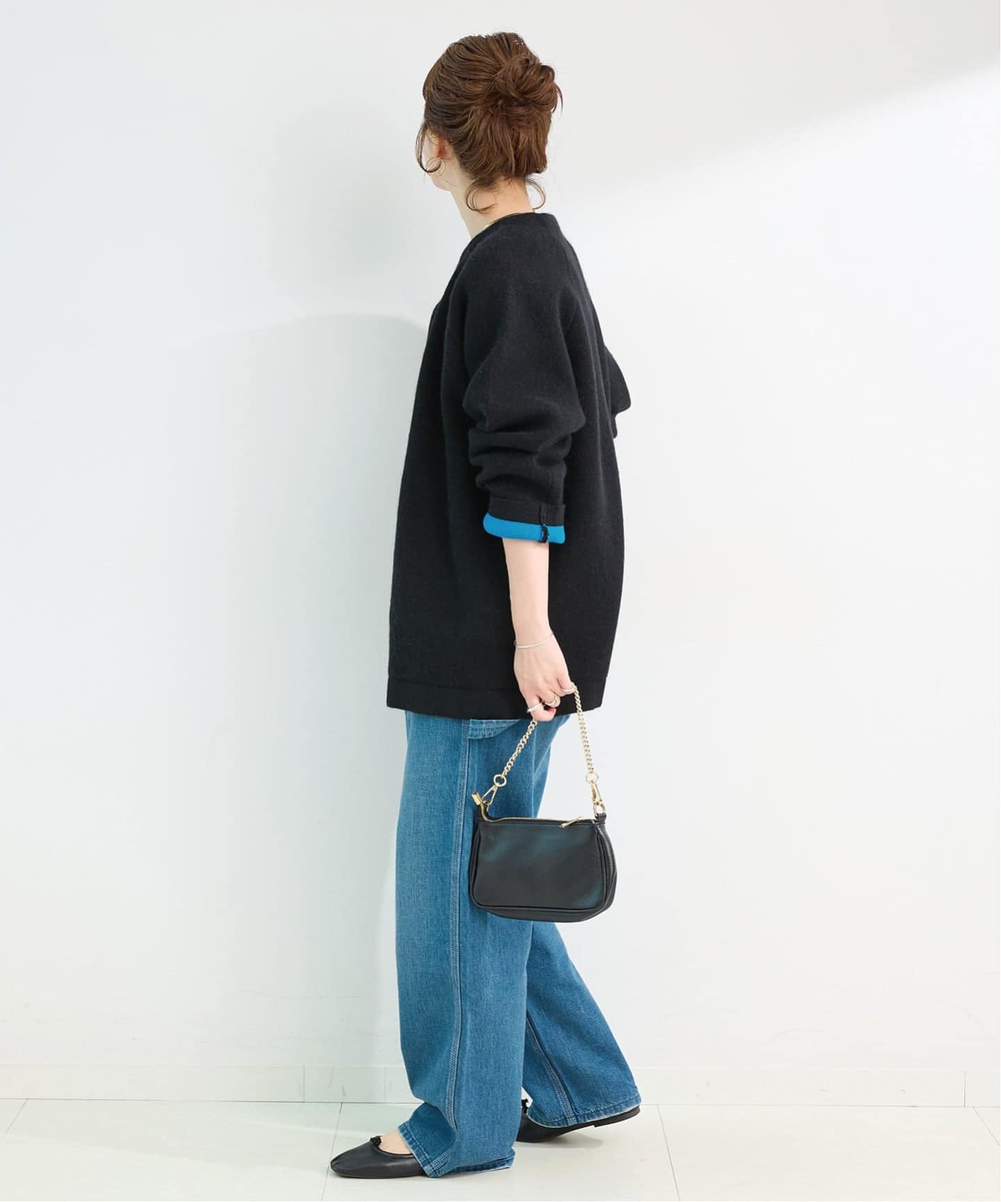 追加3》【WEB限定】2層スムース編みロングカーディガン（カーディガン