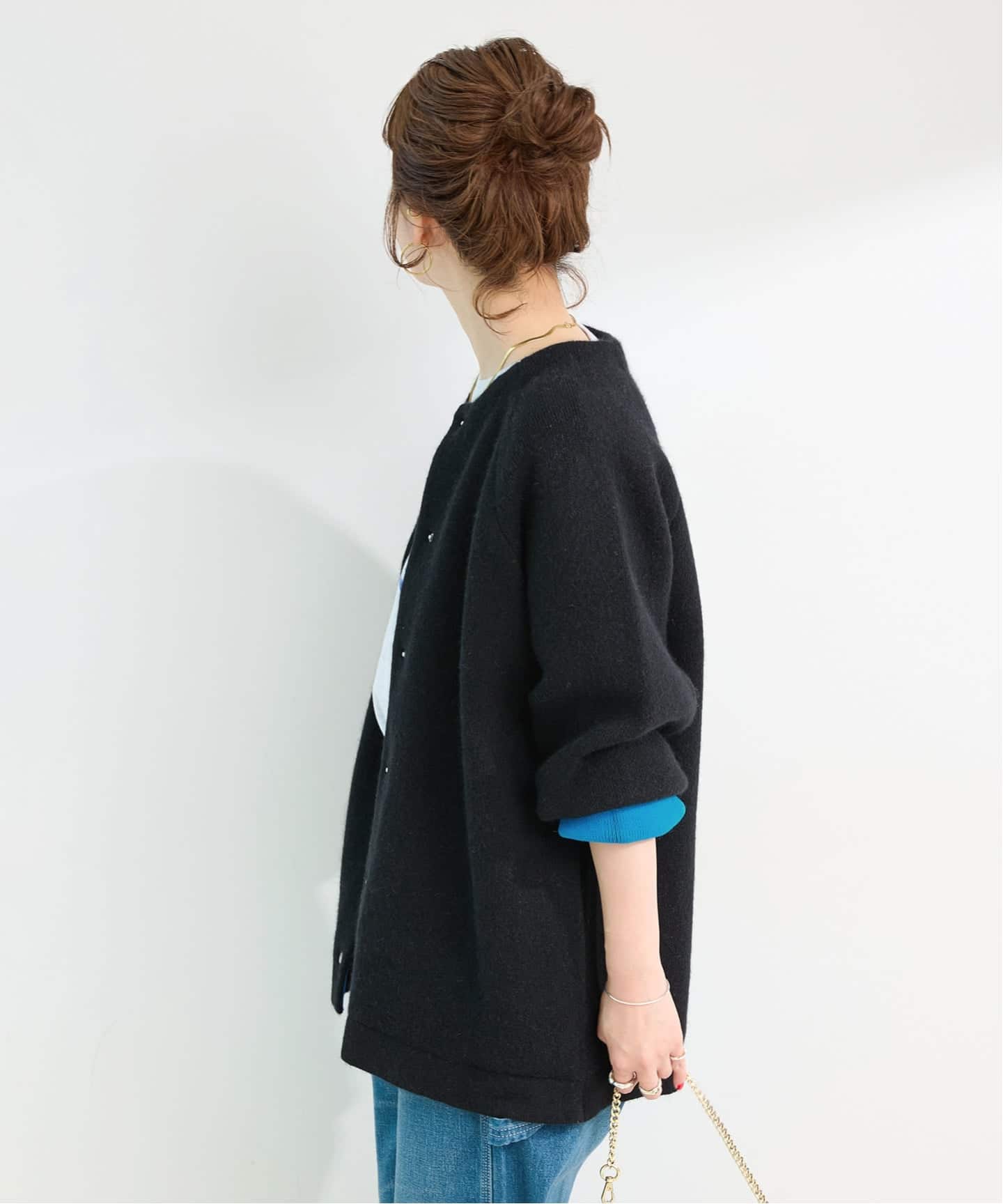 追加3予約》【WEB限定】2層スムース編みロングカーディガン