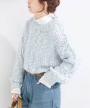 手洗い可 / スラブニットプルオーバー