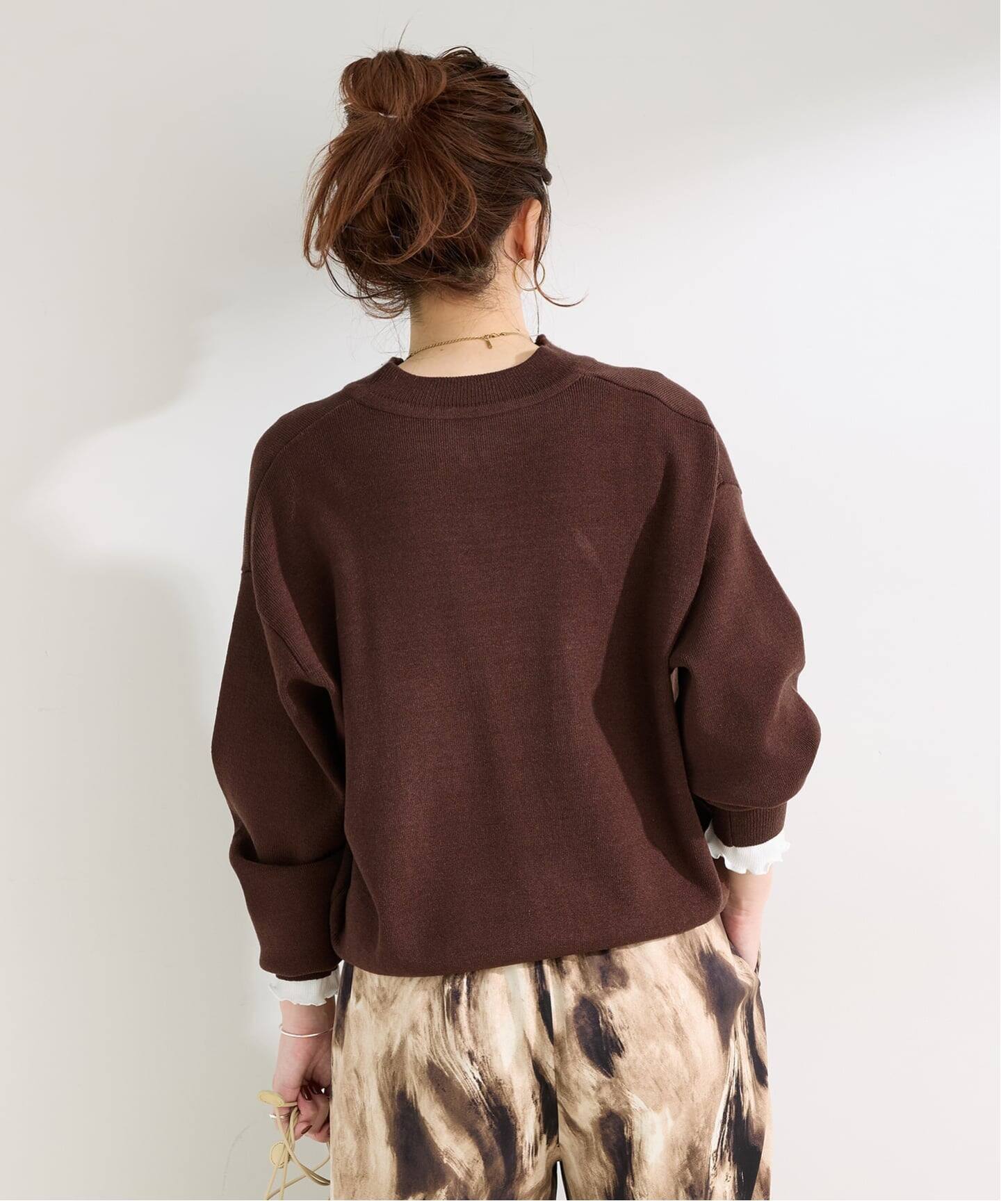 手洗い可 / 吸湿発熱 / ソリストヒートハーフZIP（ニット／セーター