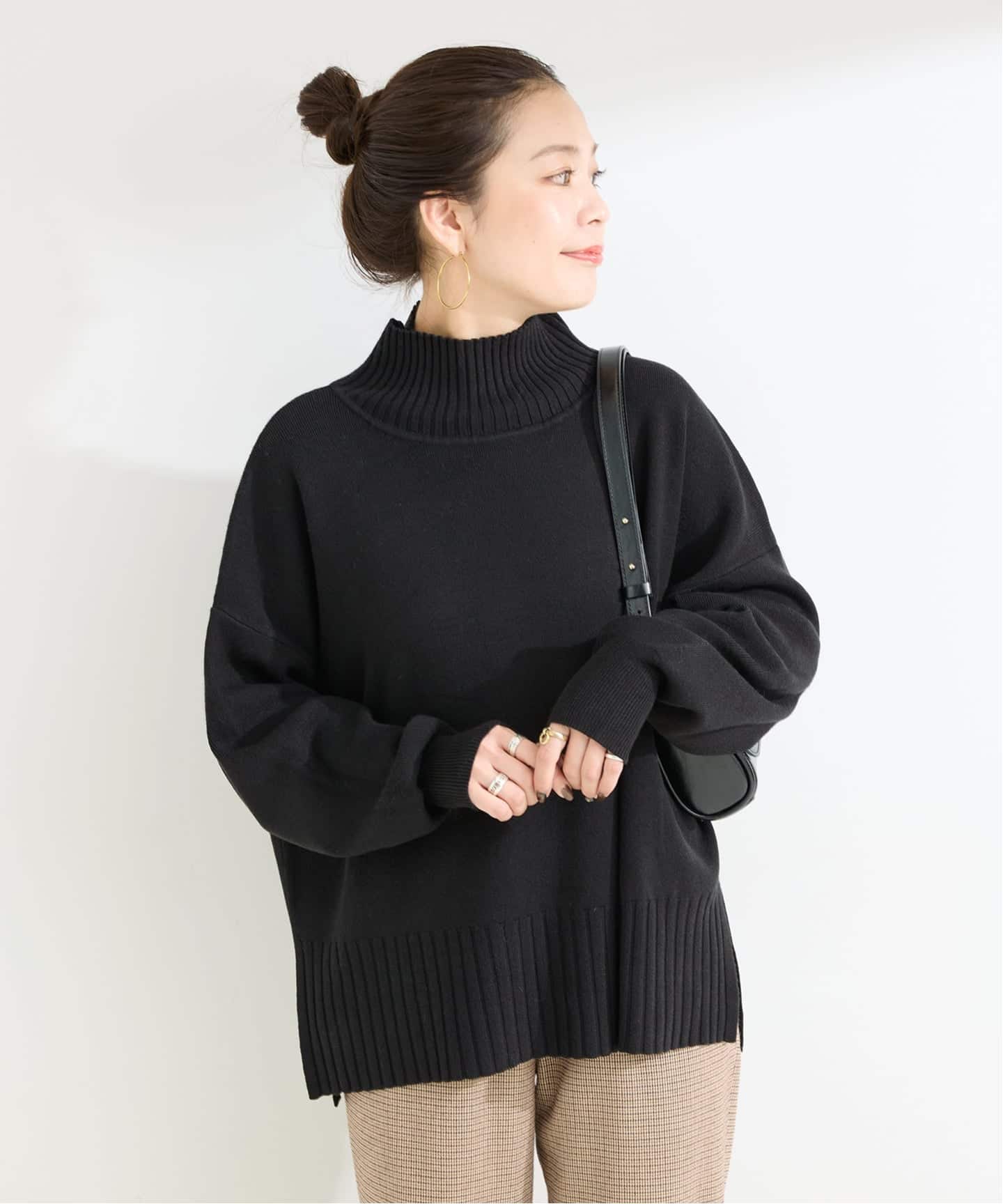 追加2》手洗い可 / 吸湿発熱 / ソリストヒートタートルネックプル