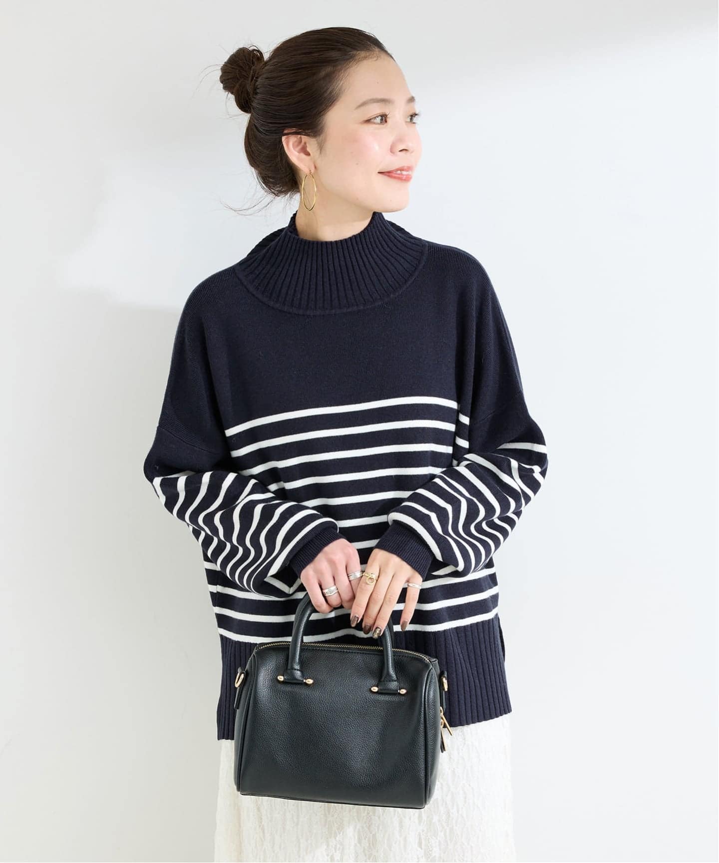 ［値下げ交渉可能］STONE  ブラックニットセーター STONE ISLAND - 【ラスト1点】537D4 / KNIT SWEATER / ニットセーター
