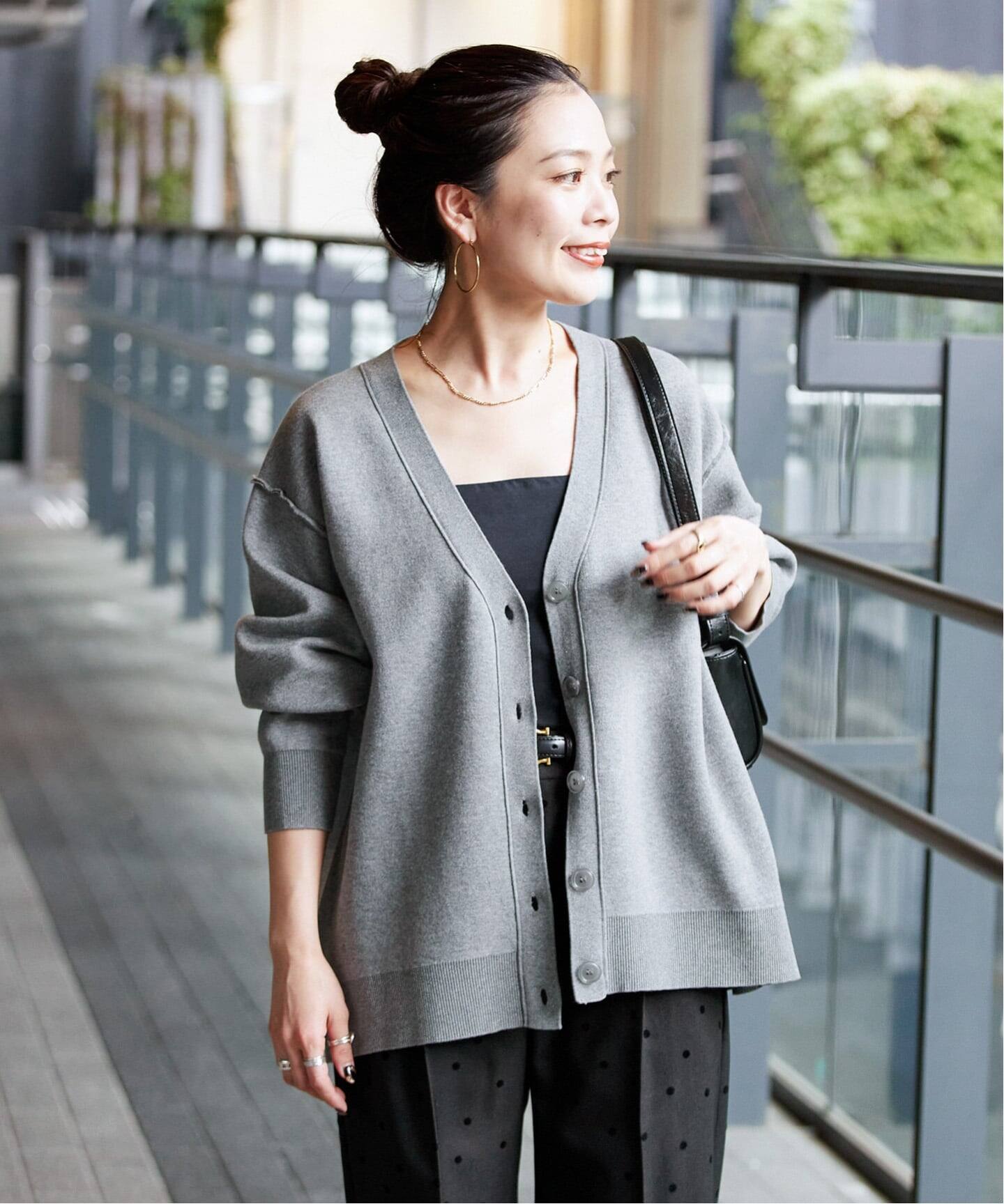 手洗い可 / スウェットライクカーディガン（カーディガン）｜B.C STOCK