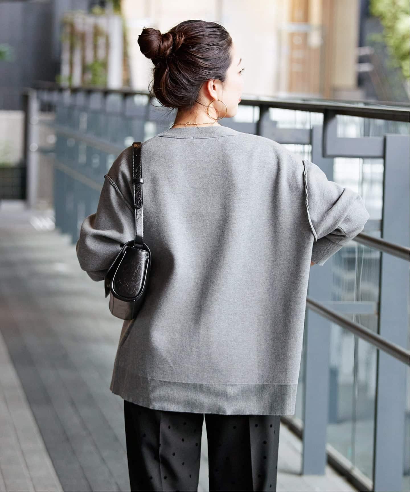 手洗い可 / スウェットライクカーディガン（カーディガン）｜B.C STOCK