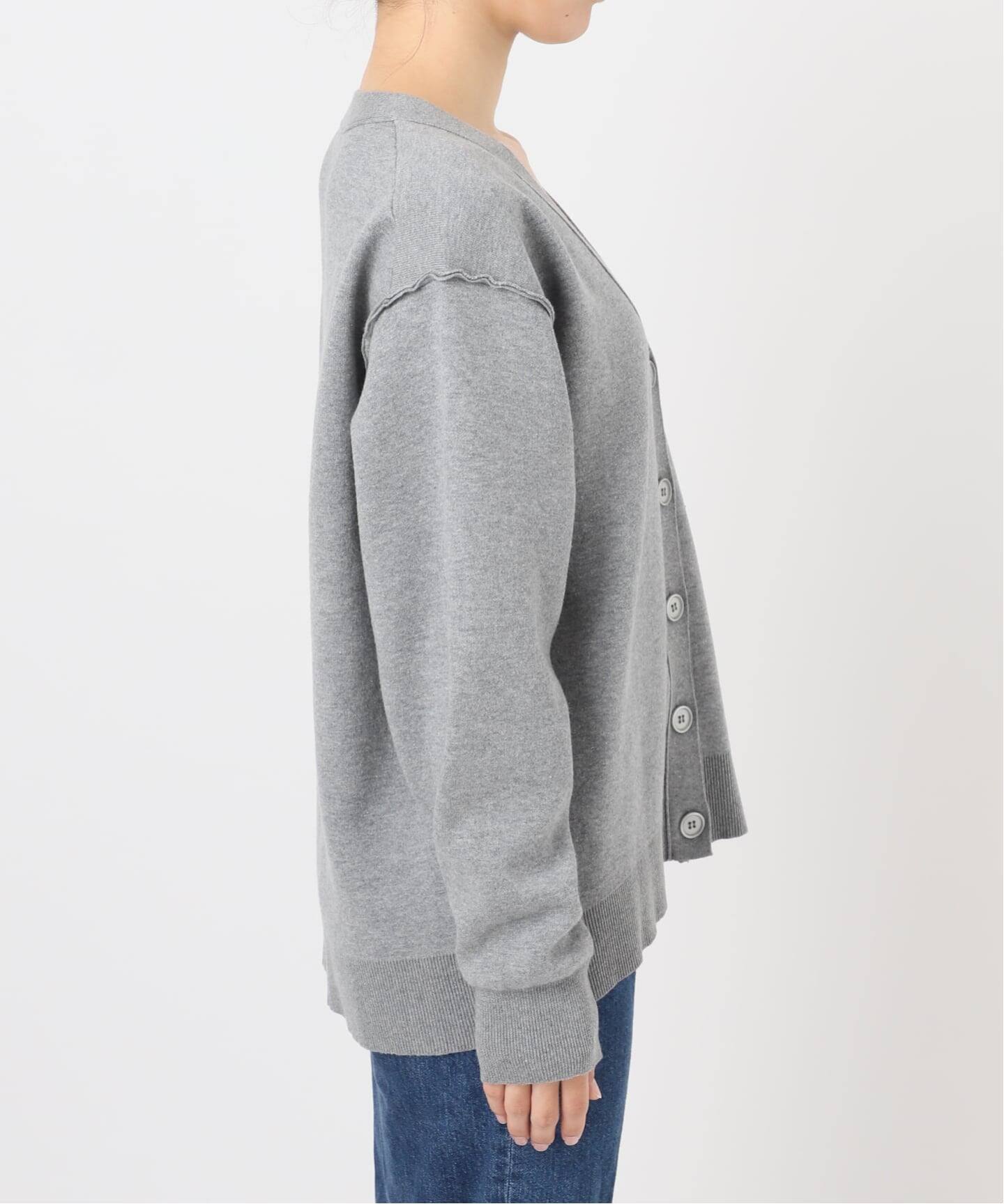 手洗い可 / スウェットライクカーディガン（カーディガン）｜B.C STOCK