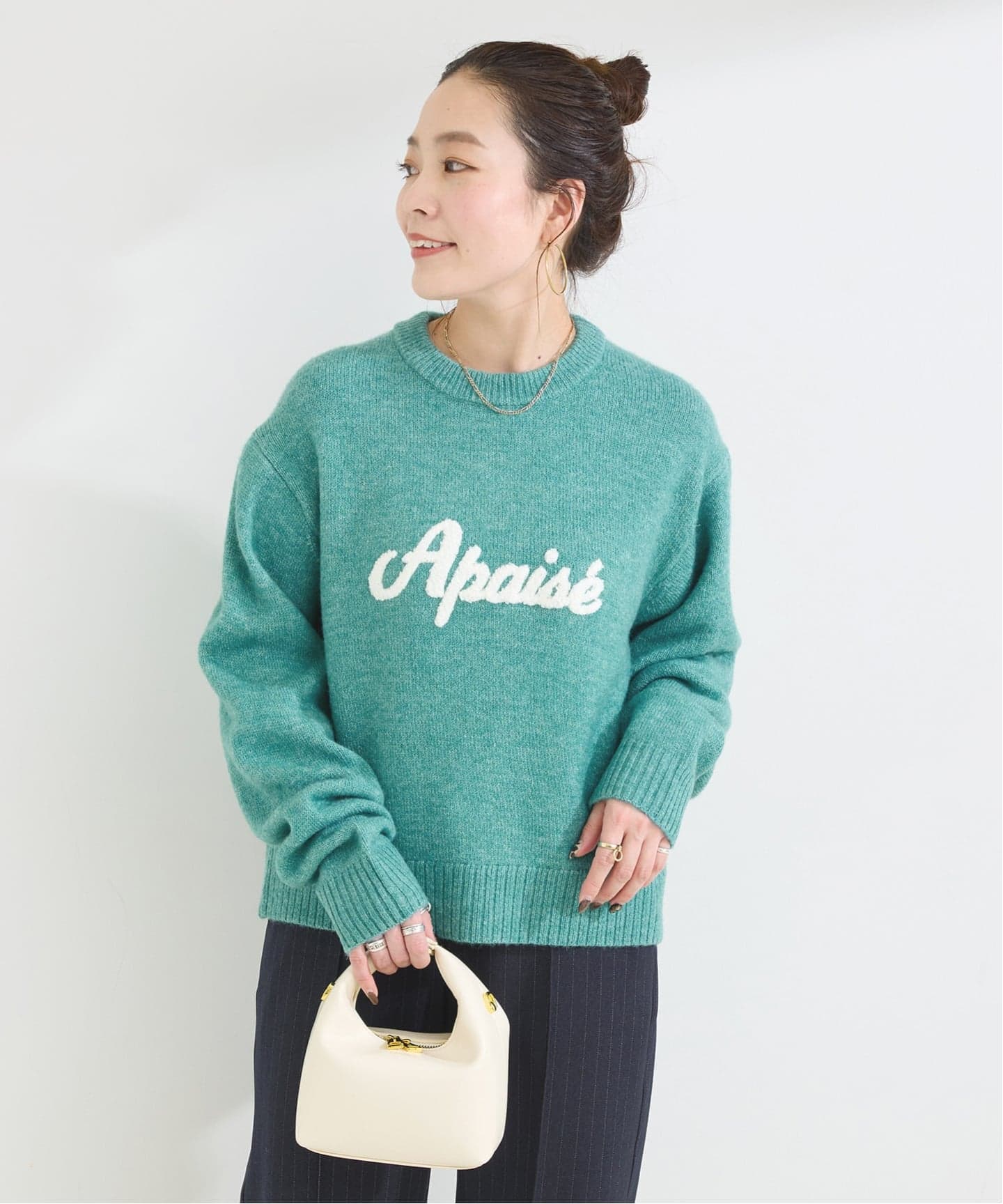 手洗い可 / サガラロゴニット（ニット／セーター）｜B.C STOCK（ベー