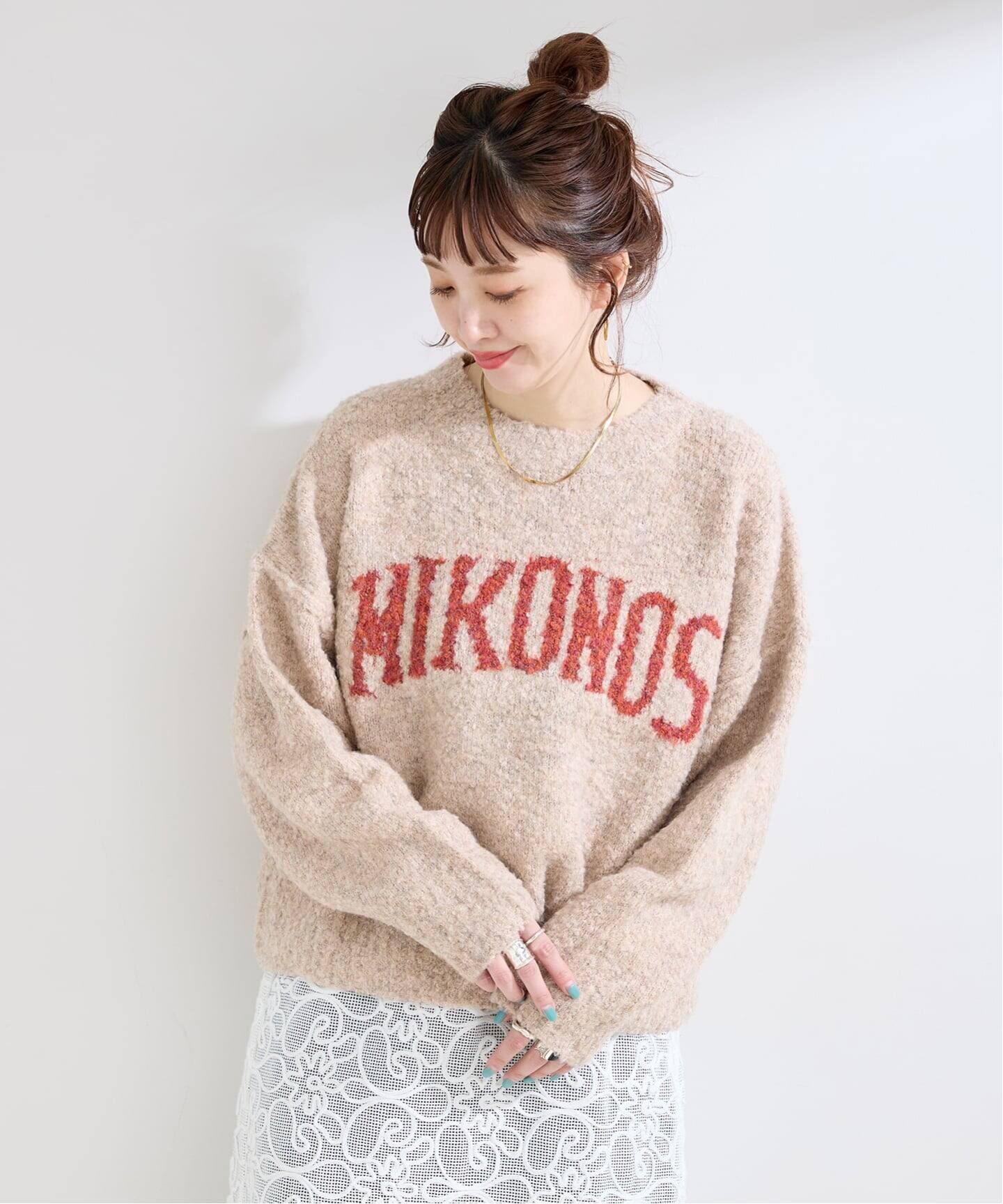 Chyaco出品FRAMeWORK F ニットセーター 新品未使用 タグ付 FRAMeWORK（フレームワーク） ニット セーター AQUA クルーネックプル