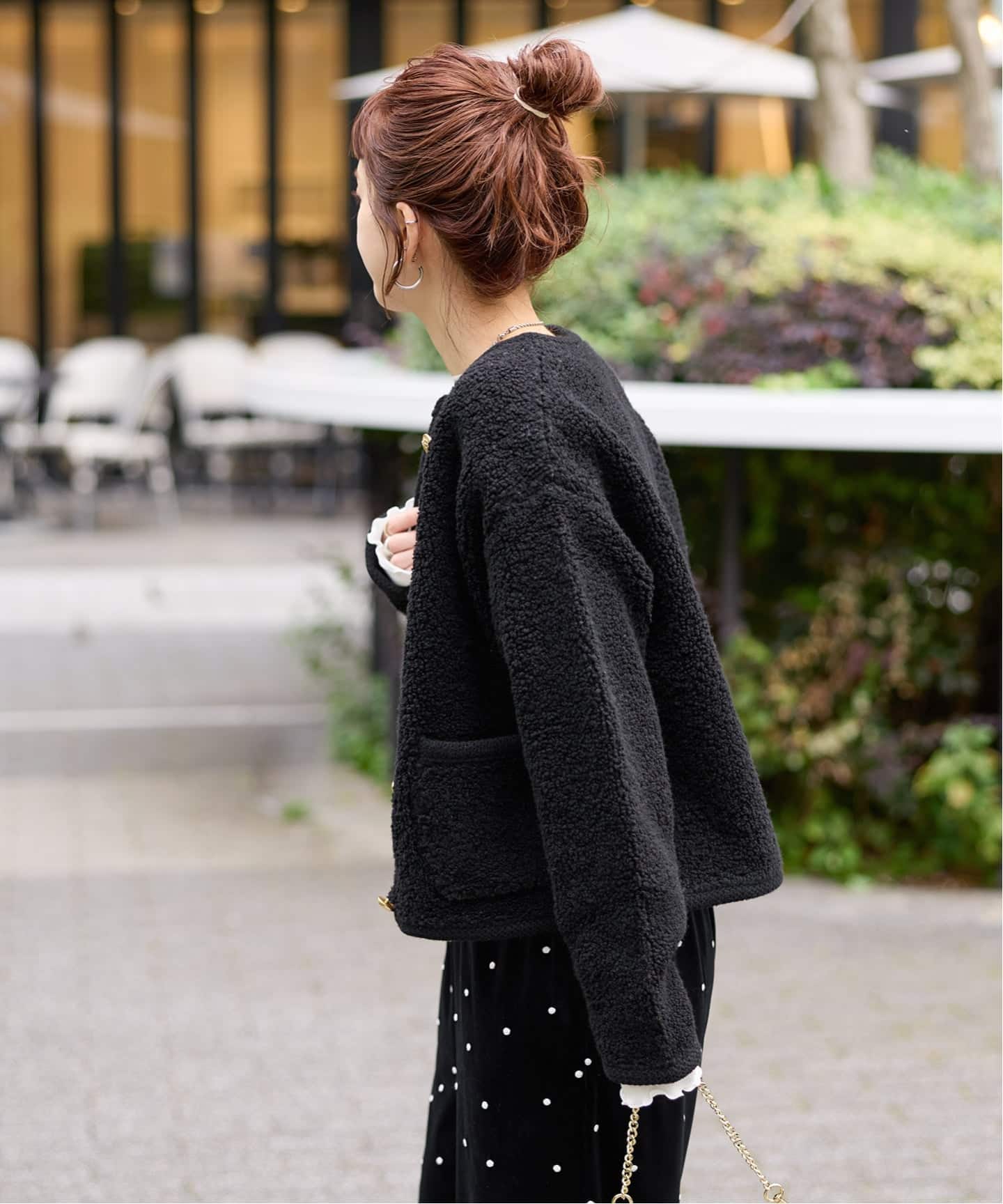 パイルショートカーディガン（カーディガン）｜B.C STOCK（ベーセー