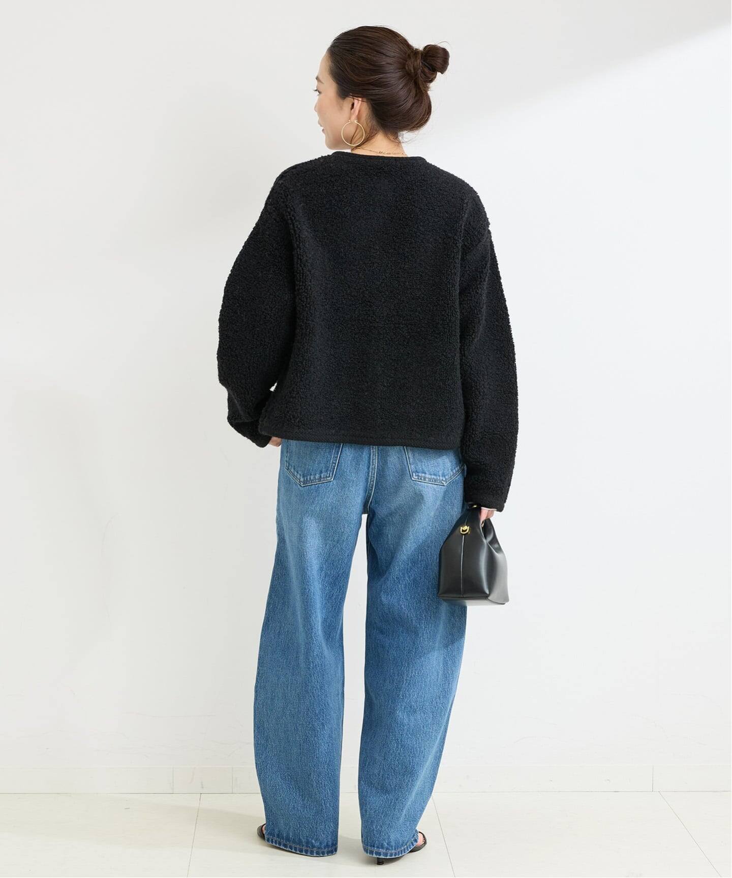 予約》パイルショートカーディガン（カーディガン）｜B.C STOCK