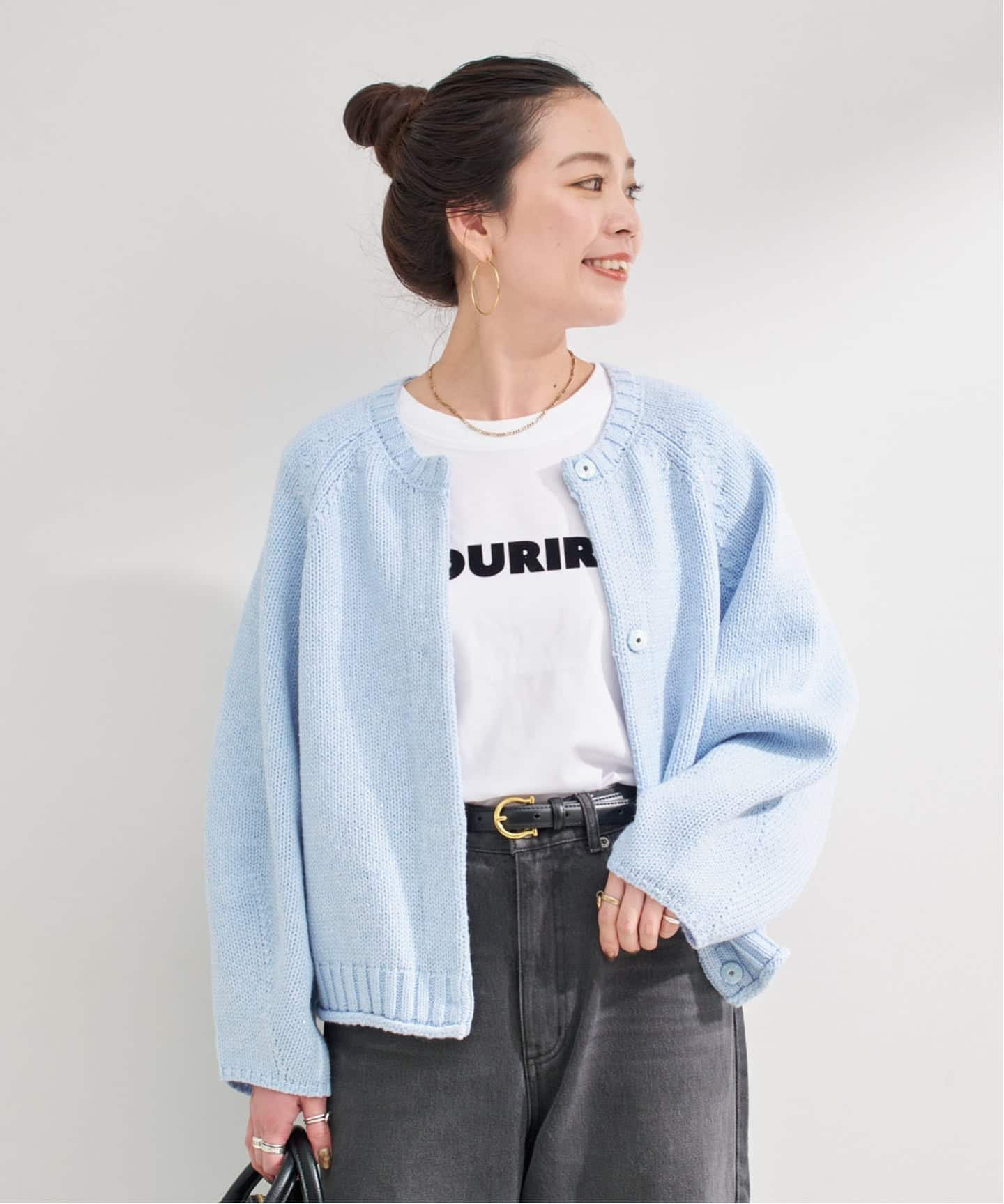 手洗い可 / スパンコールカーディガン（カーディガン）｜B.C STOCK