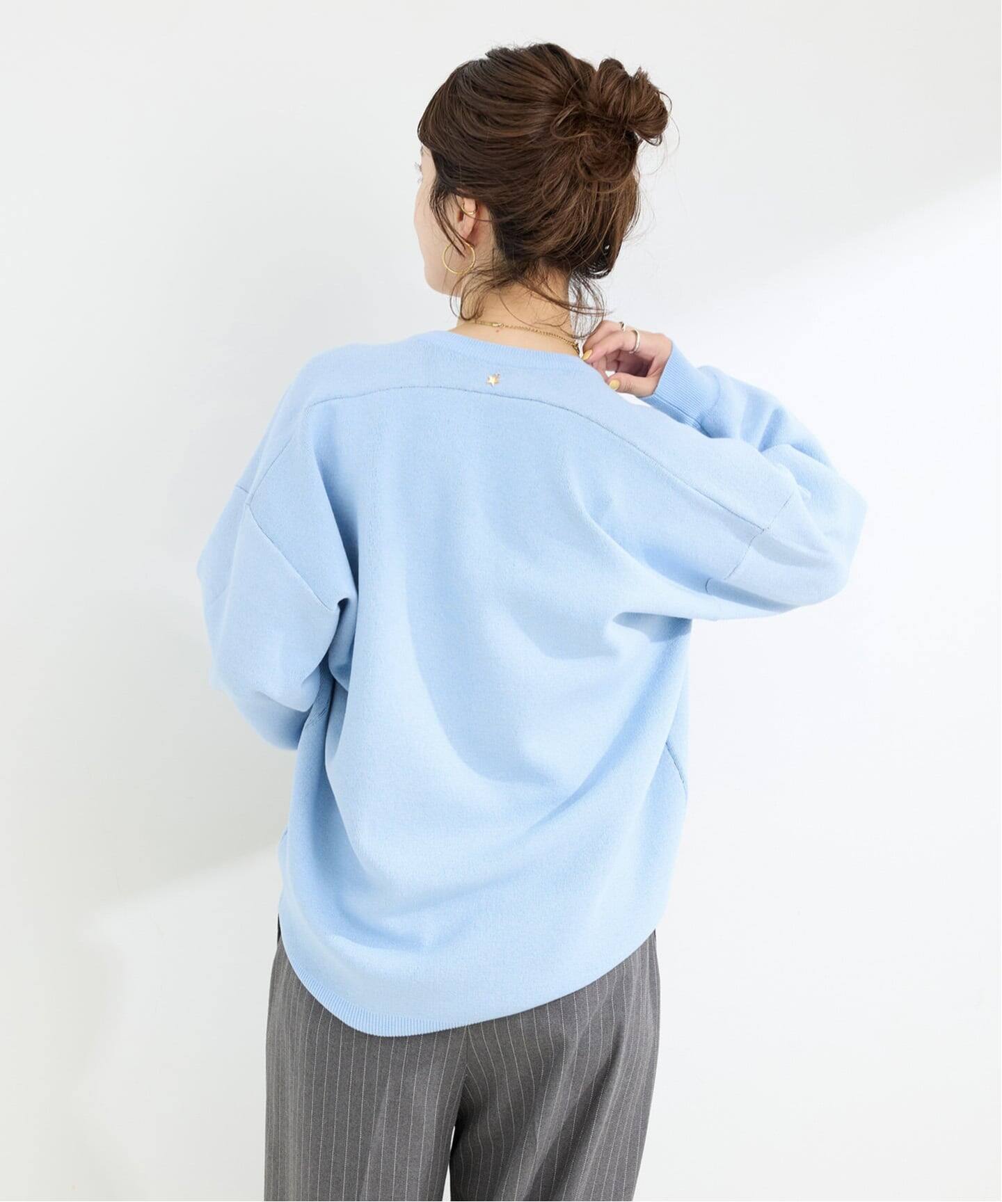 手洗い可 / ニュアンスシルエットニットプルオーバー（ニット