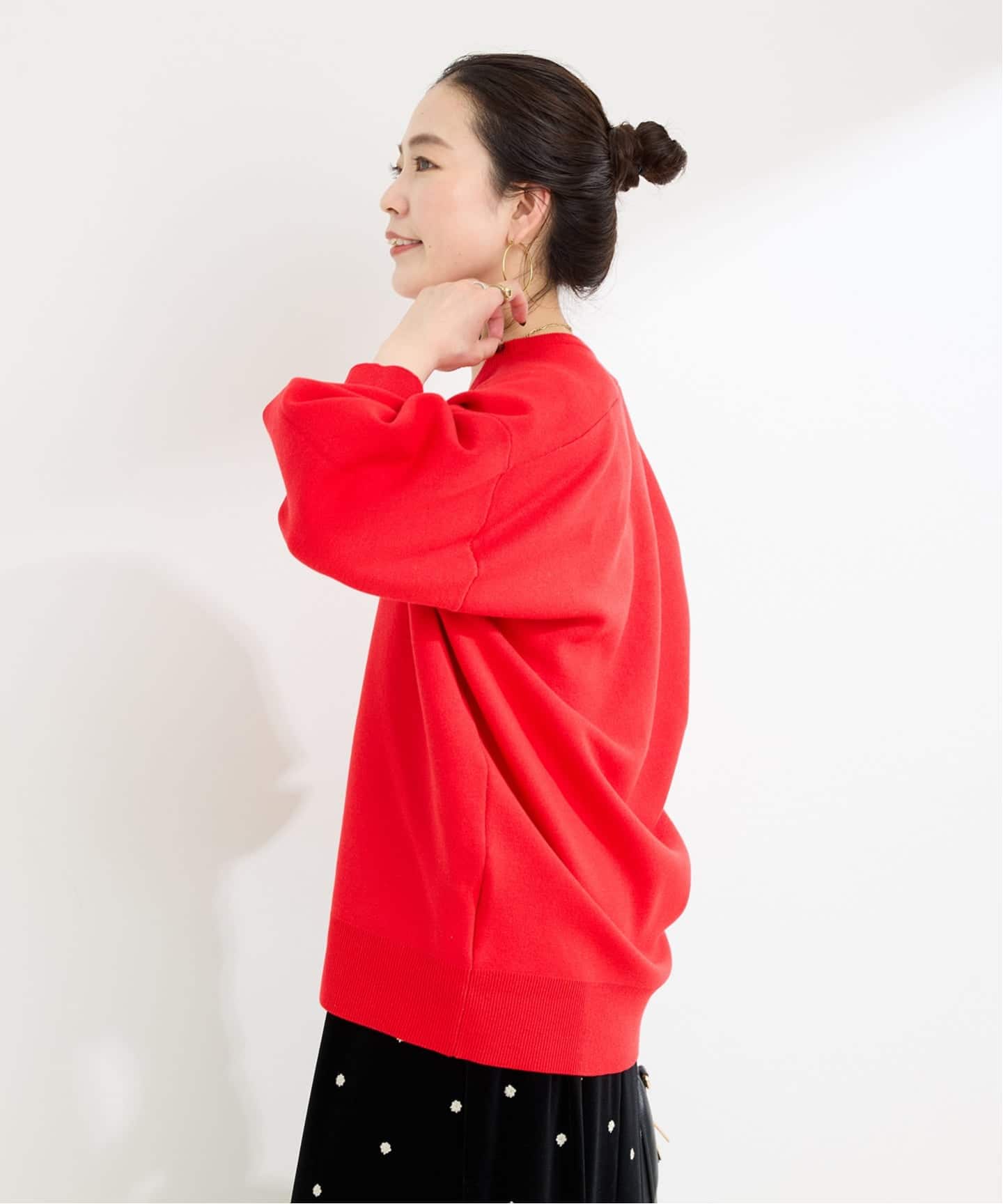 【バズ様】25商品新品　レーヨンナイロンニットプルオーバー　40 ブラック 03284412800-p.jpg?ts=