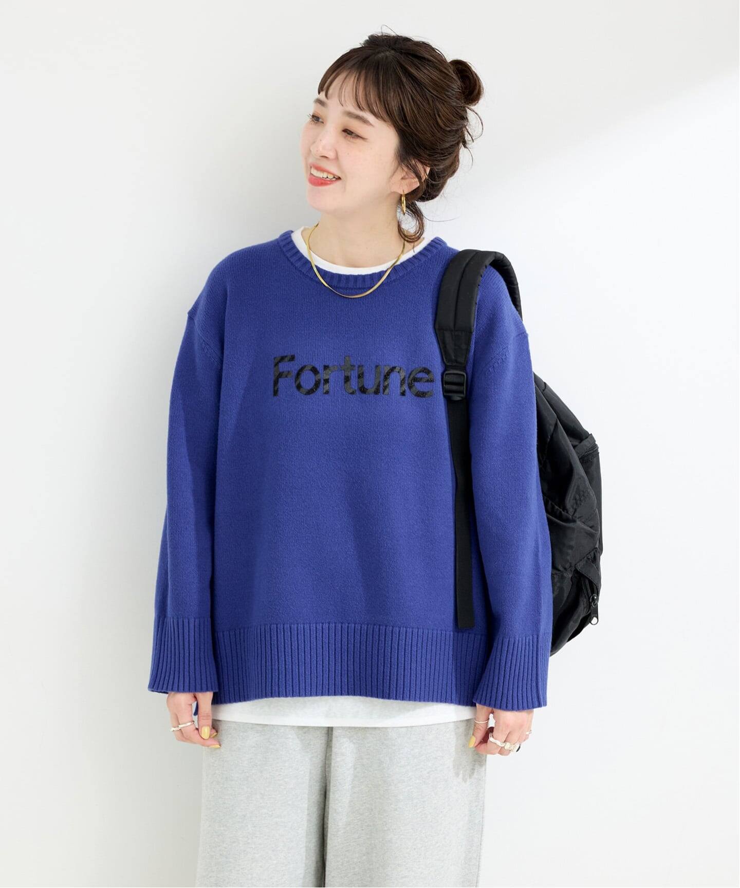 手洗い可 / アップリケロゴニット（ニット／セーター）｜B.C STOCK