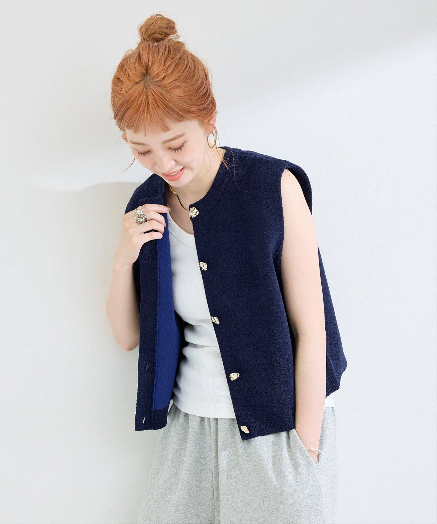 手洗い可 / 接結モールベスト（ベスト）｜B.C STOCK（ベーセーストック