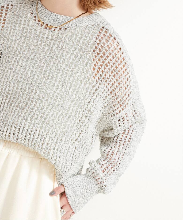 クーポン期間中のみ更に値下げ】IENA◇麻混テープヤーン ポンチョ  