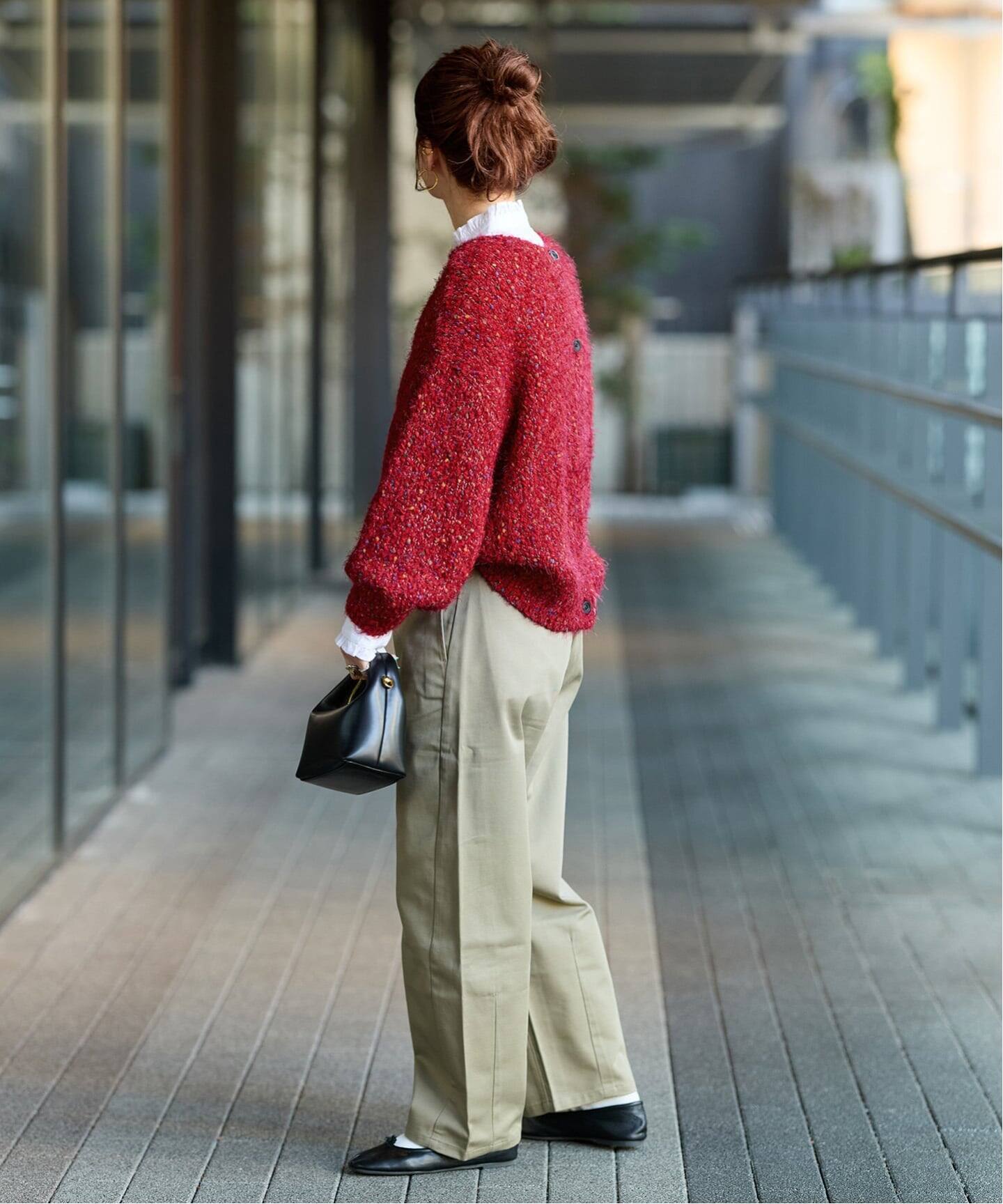 追加5》手洗い可 / ポコポコヤーンミックス2WAYカーディガン