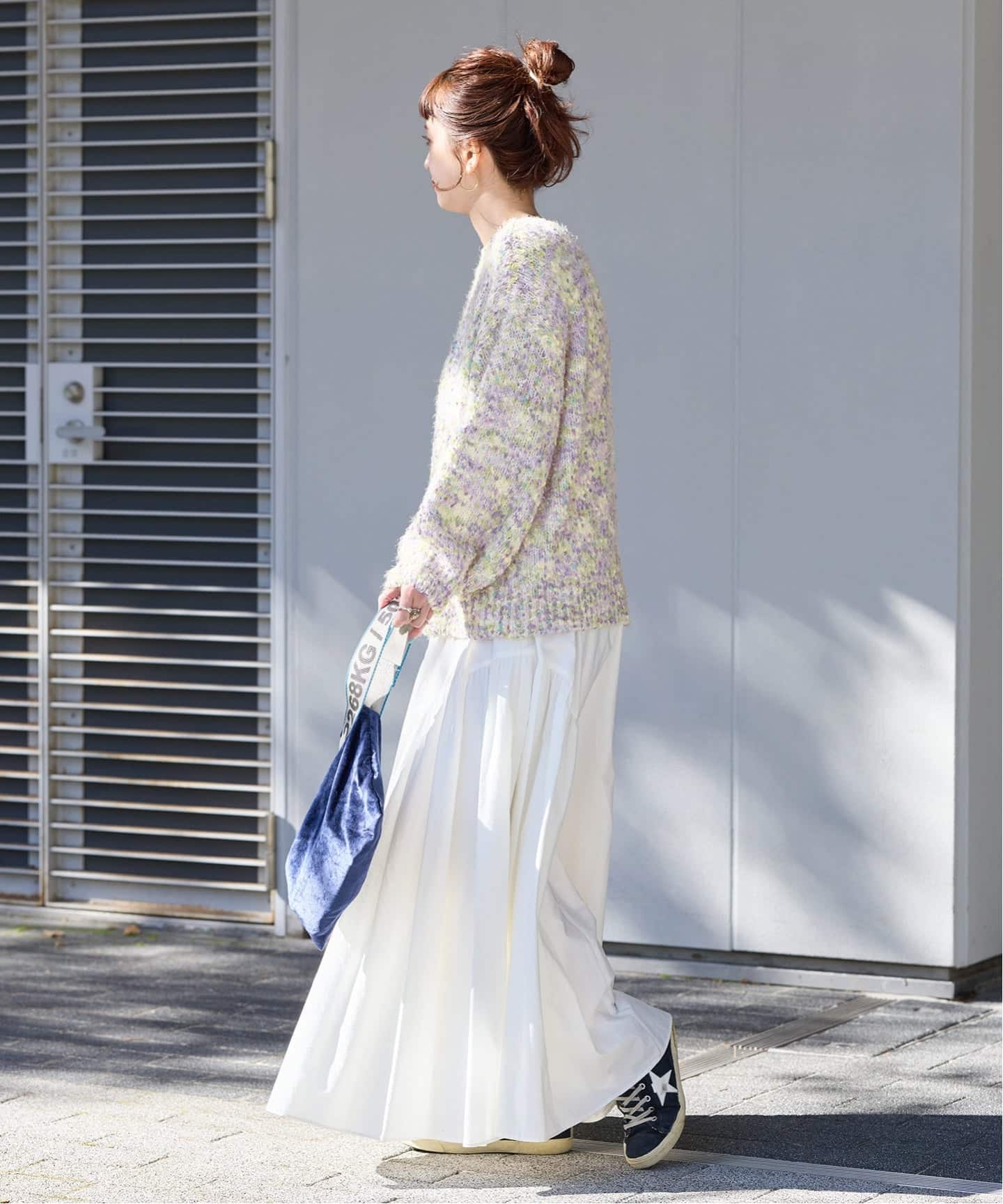 追加7》手洗い可 / ポコポコヤーンミックス2WAYカーディガン