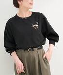 《追加》【WEB限定】手洗い可 / チェーンブローチ付きニットプルオーバー