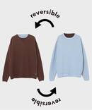 《追加2》【ANTS & ELEPHANTS】スウェットライク リバーシブル クルーネックニット