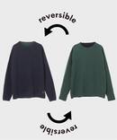 《追加2》【ANTS & ELEPHANTS】スウェットライク リバーシブル クルーネックニット