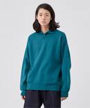 【ANTS & ELEPHANTS】2トーン スウェットライクニットポロシャツ