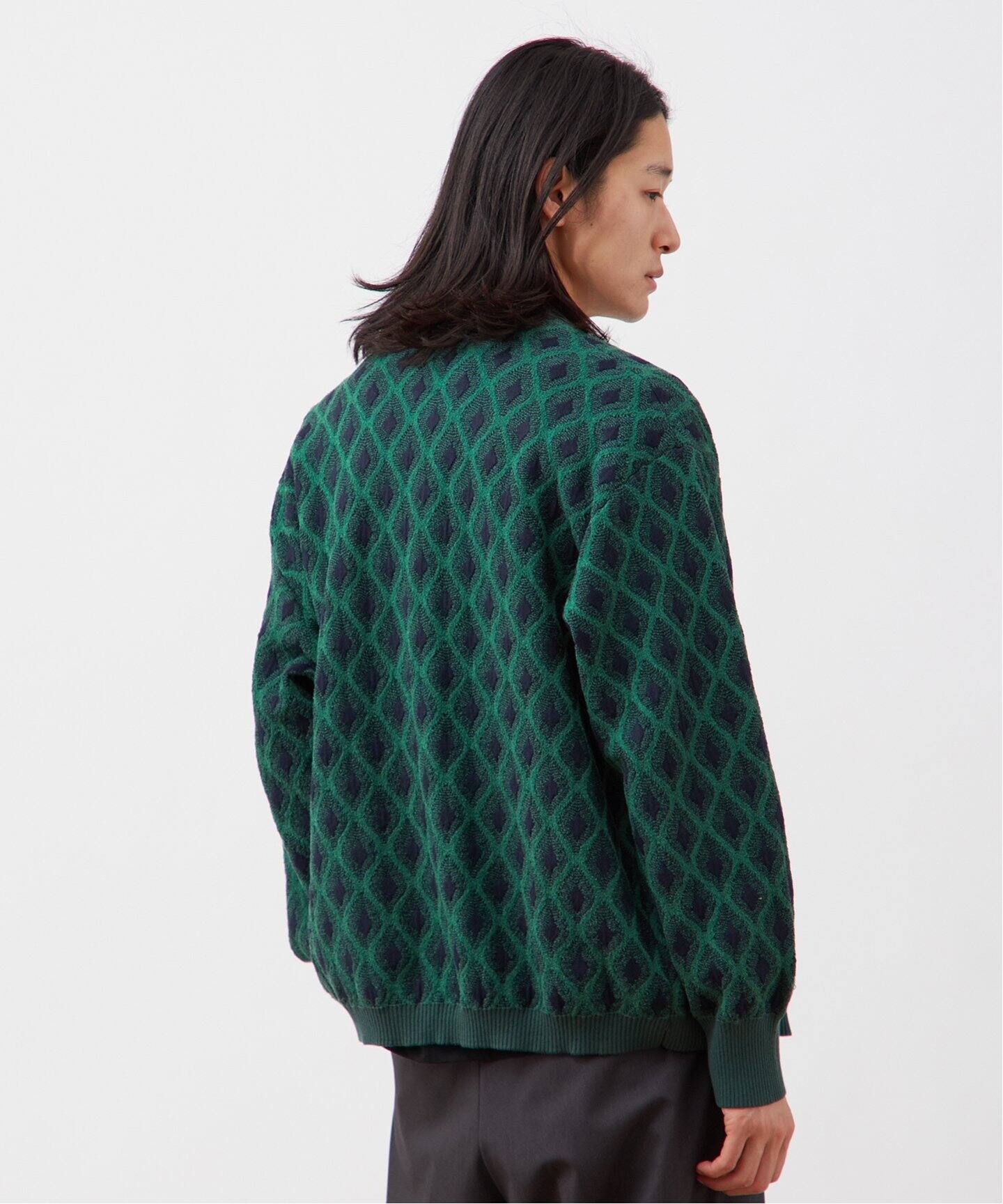 CALIFORNIA RANCH HOUSE】ツイストジャガードニットカーディガン  