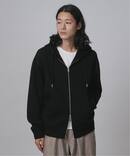 【ANTS & ELEPHANTS】スウェットライク ダブルジップ ニットパーカー