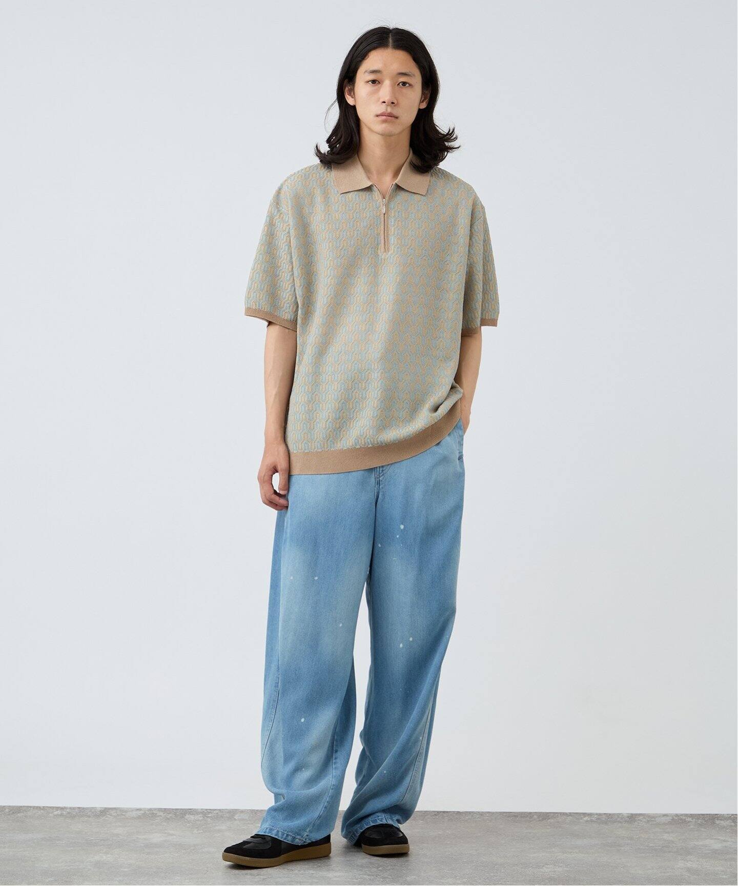 HUF ジオメトリックポロシャツ M HUF｜MEGABLAST POLO TOP / HUF ポロシャツ | Rakuten Fashion(楽天