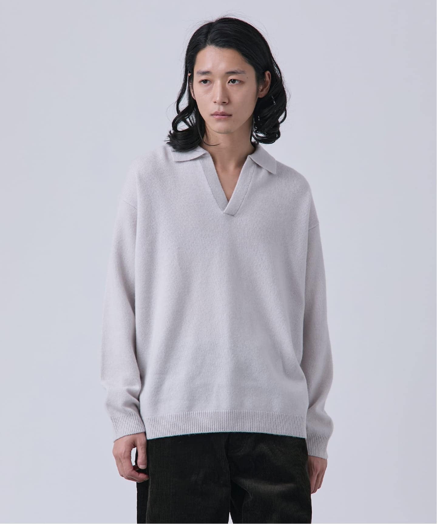 ベーセーストック（B．C STOCK）/【BOYCOM/ボイコム】カシミヤブレンド スキッパーニット BOYCOM/ボイコム】カシミヤブレンド スキッパーニット（ニット