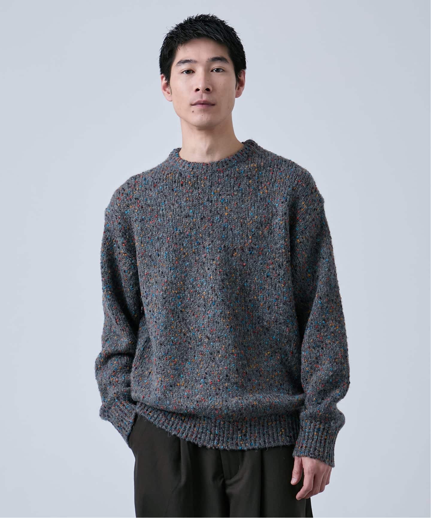 CITYSHOP ぽこぽこ長袖ニット　ホワイト　ベイクルーズ CITYSHOP - CITYSHOP ぽこぽこ長袖ニット ホワイト ベイクルーズの通販