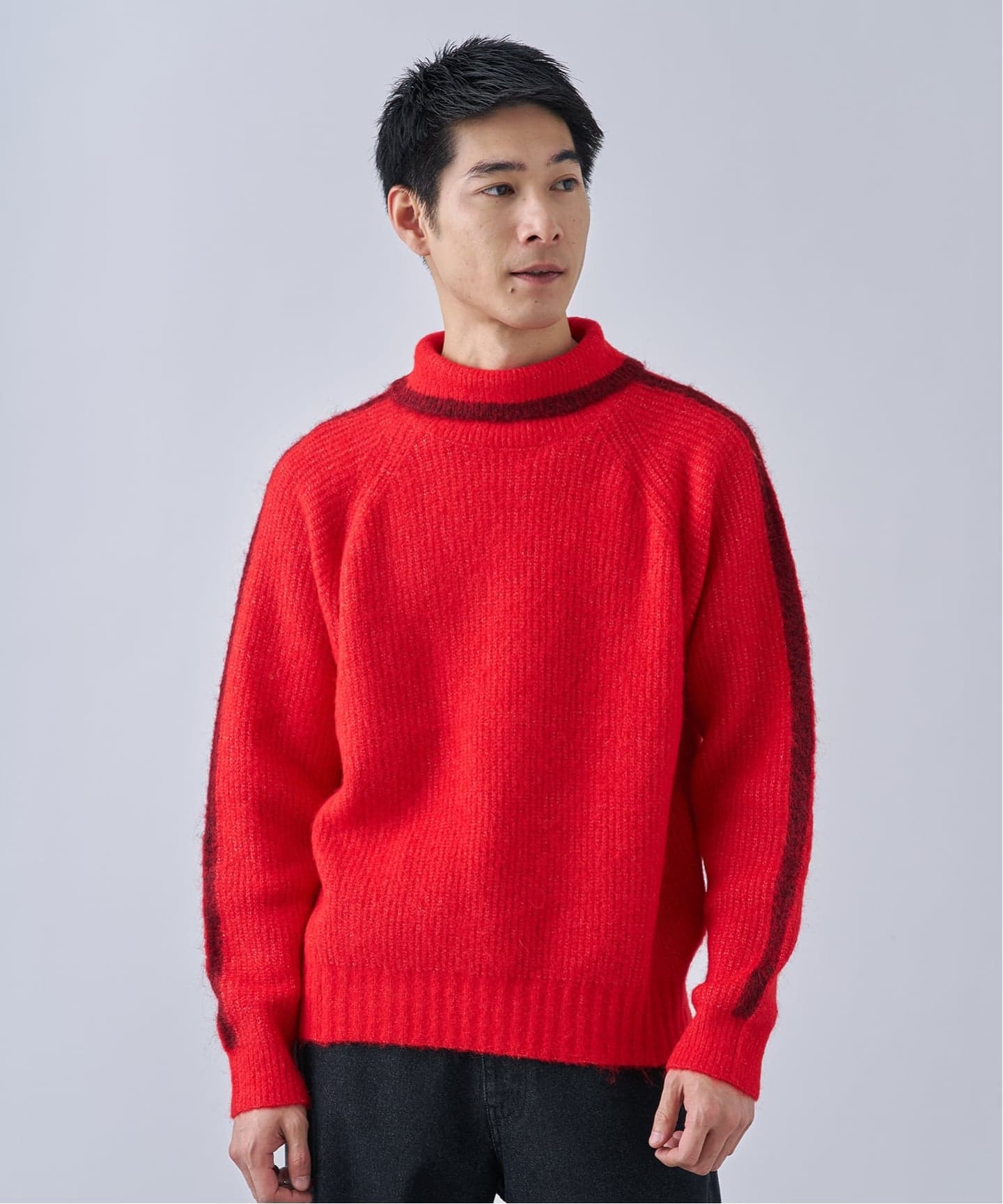 アルパカミックスシャギータートル（ニット／セーター）｜B.C STOCK