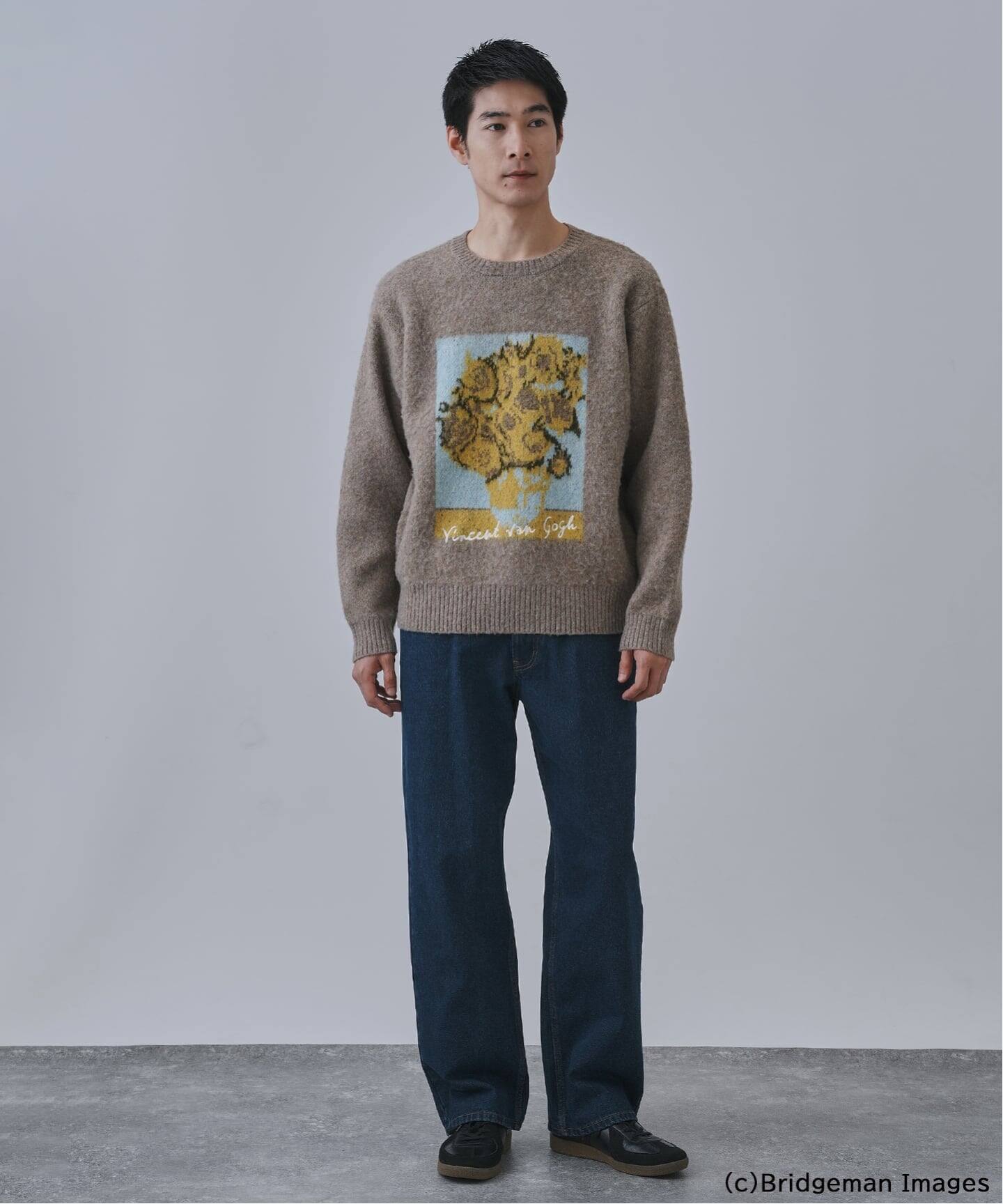 ゴッホの絵の刺繍セーターピンクベージュ TS131X238_L.jpg