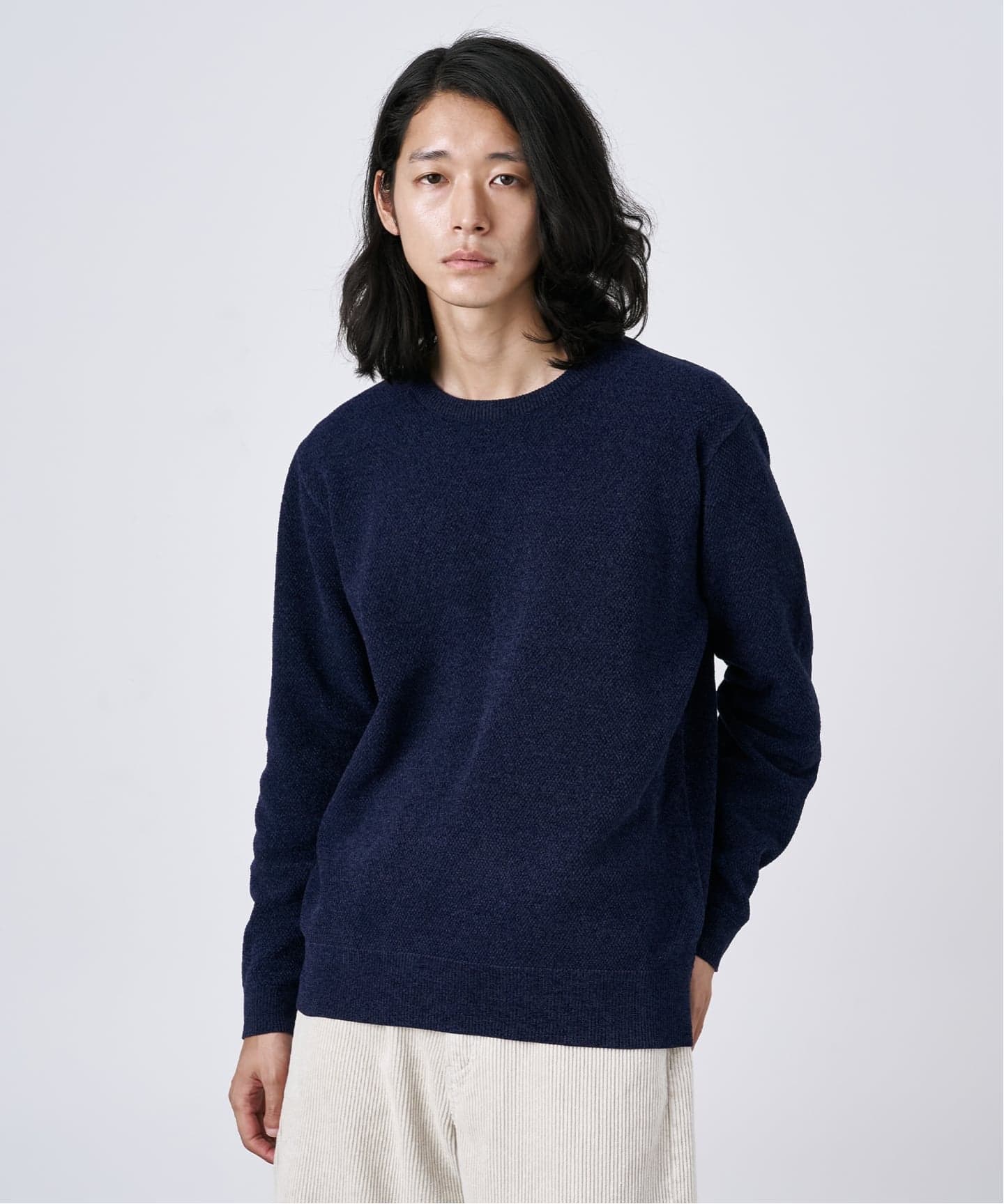 モール クルーネックニット（ニット／セーター）｜B.C STOCK（ベーセー